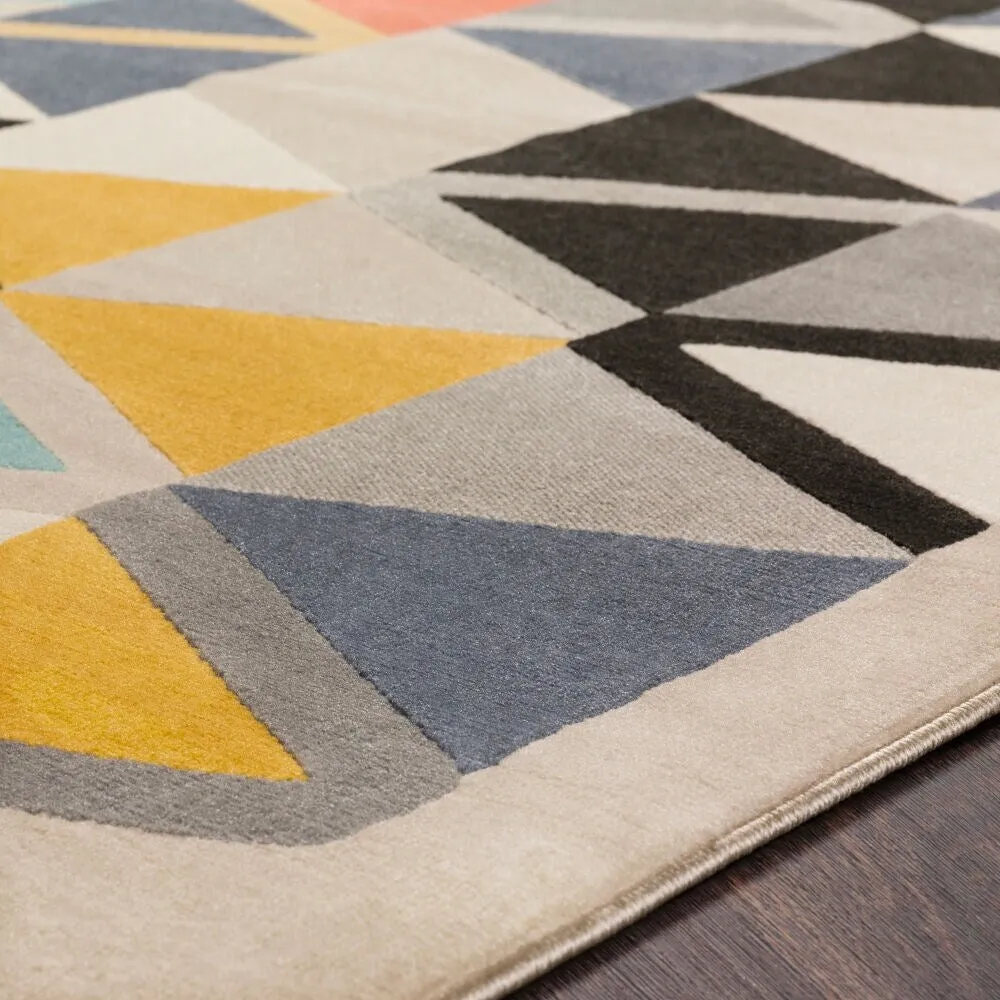 Livabliss Everleigh Mid-Century Geometric Area Rug