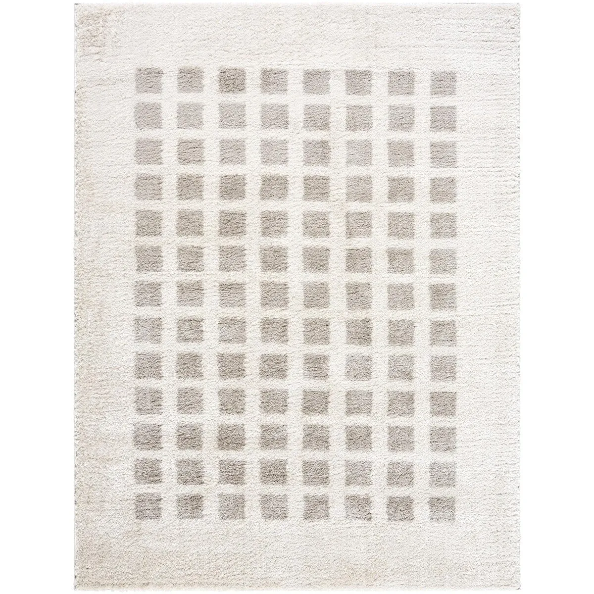 Livabliss Fossay Shag Modern & Contemporary Checkered Washable Area Rug