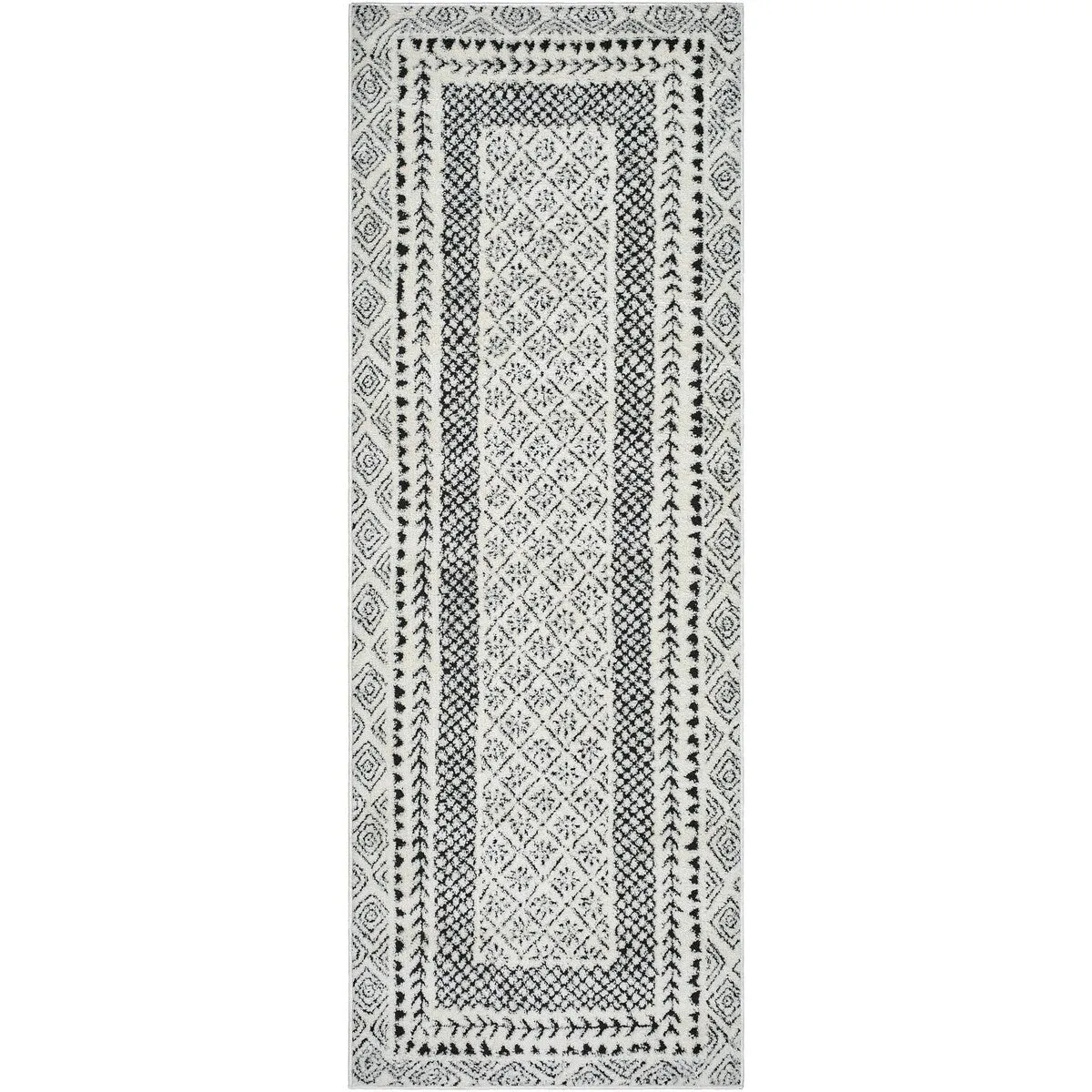 Livabliss Freud Bohemian Bordered Area Rug