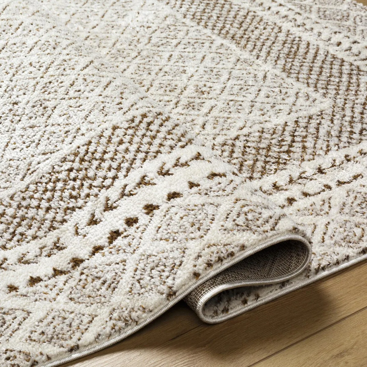 Livabliss Freud Bohemian Bordered Area Rug