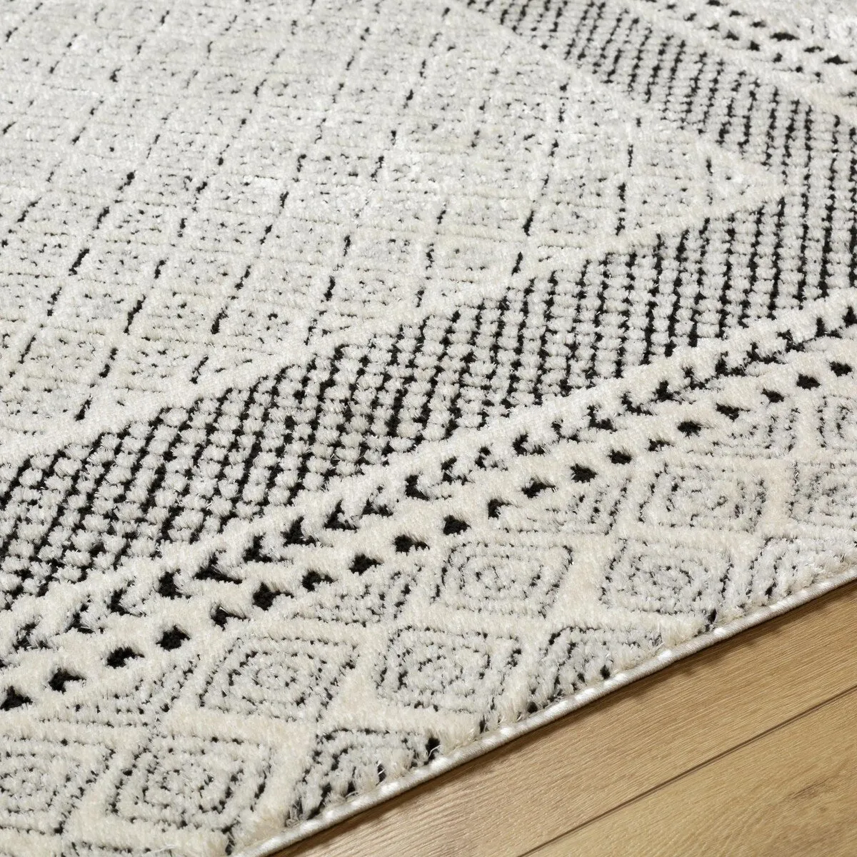 Livabliss Freud Bohemian Bordered Area Rug
