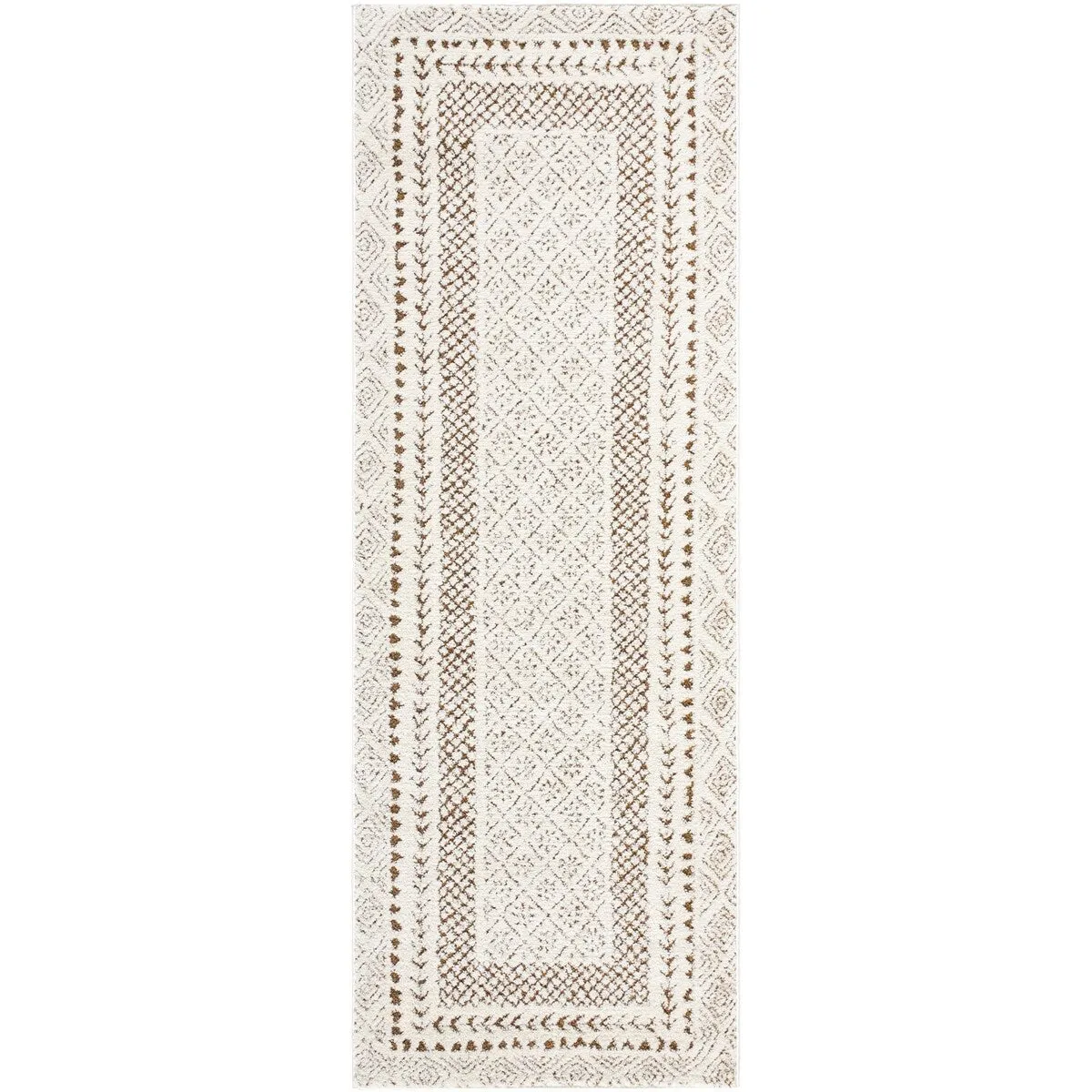Livabliss Freud Bohemian Bordered Area Rug