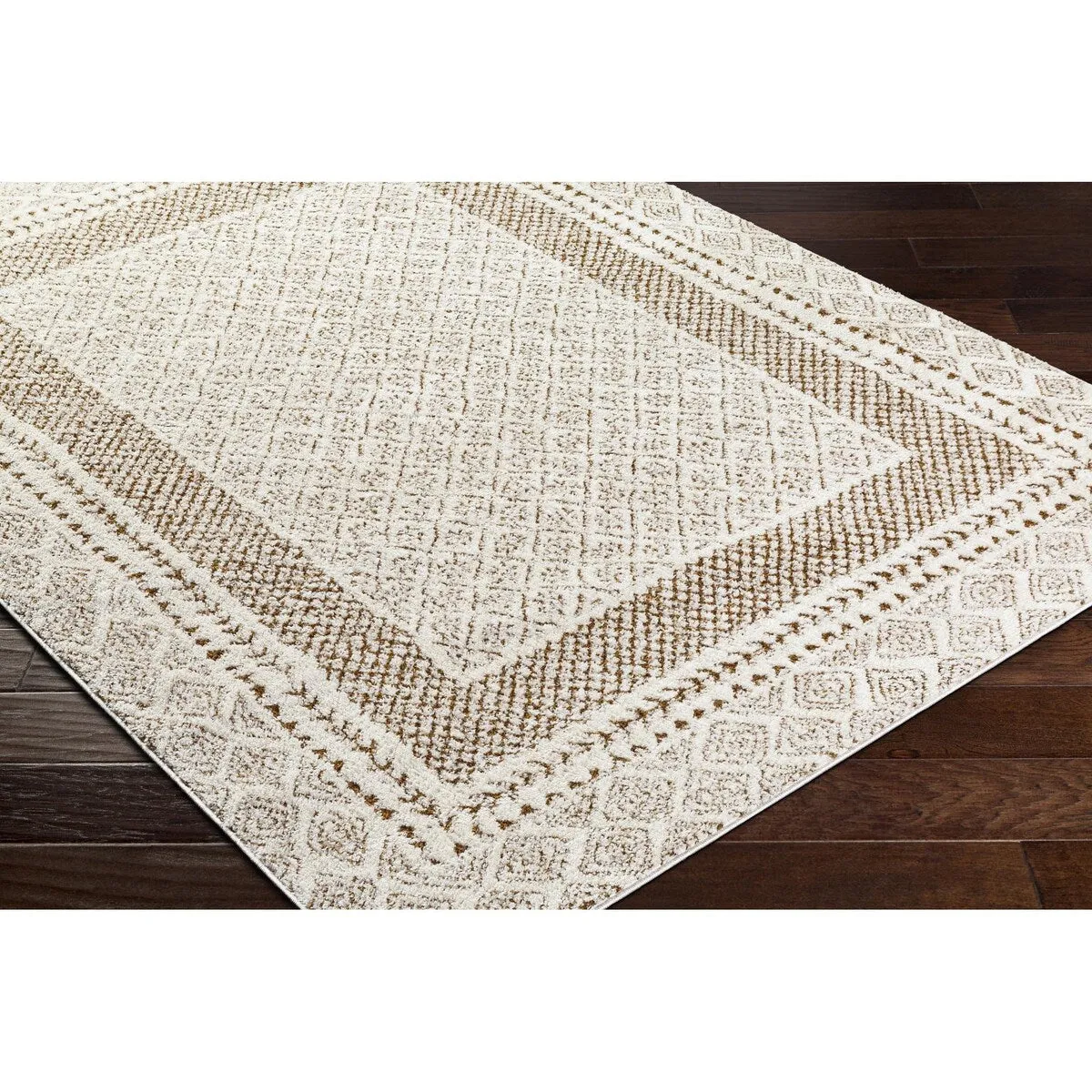 Livabliss Freud Bohemian Bordered Area Rug