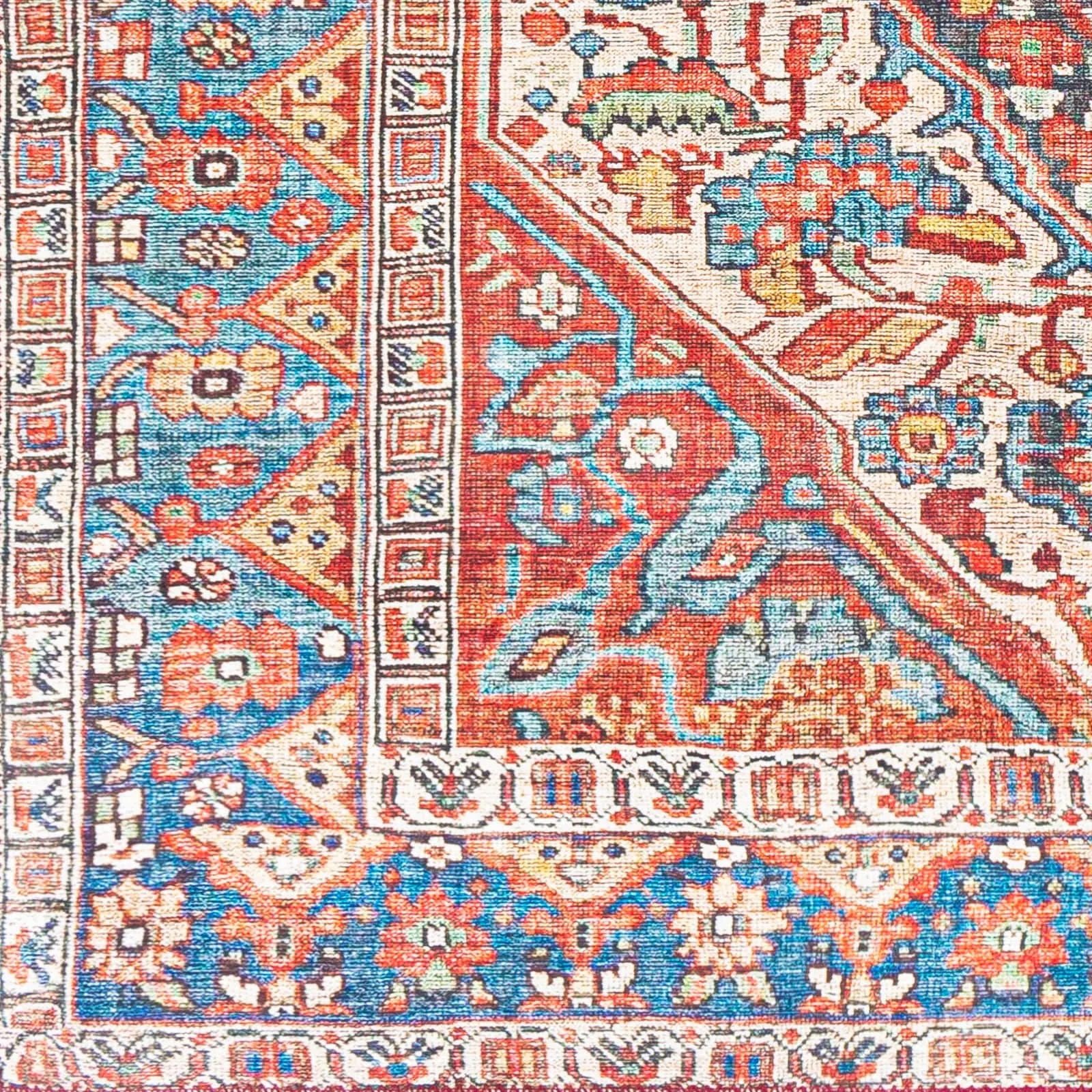Livabliss Garritt Vintage Medallion Area Rug