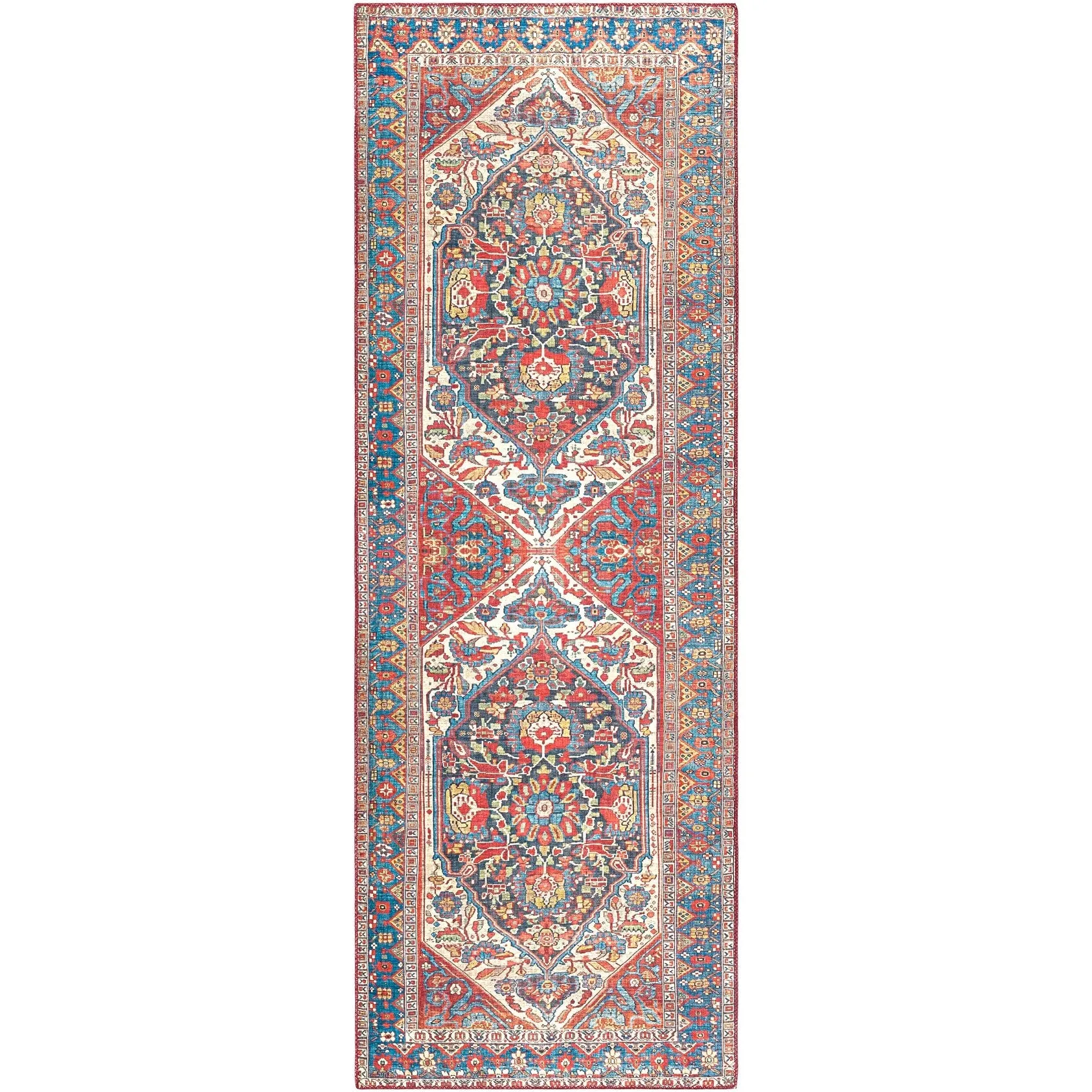 Livabliss Garritt Vintage Medallion Area Rug