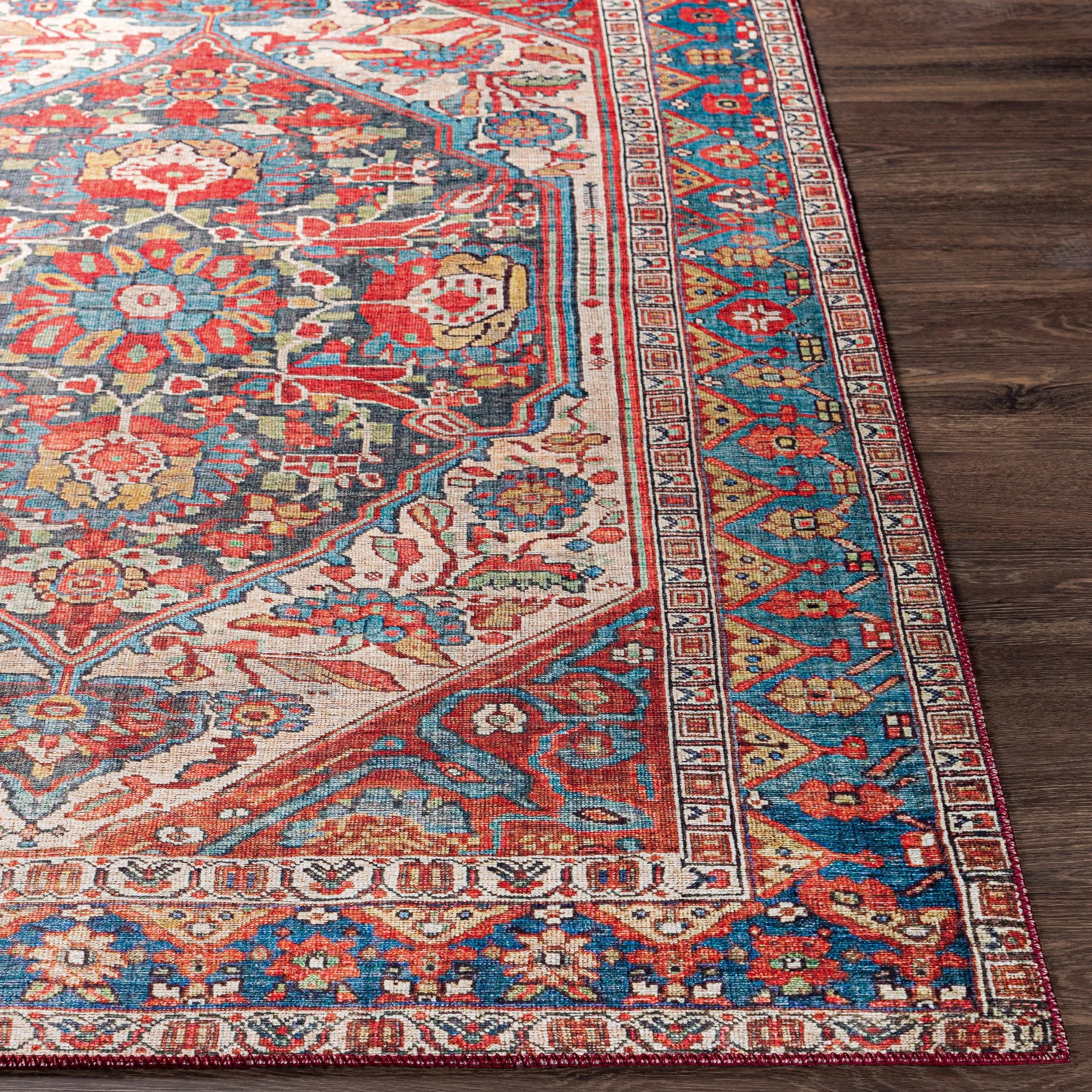 Livabliss Garritt Vintage Medallion Area Rug