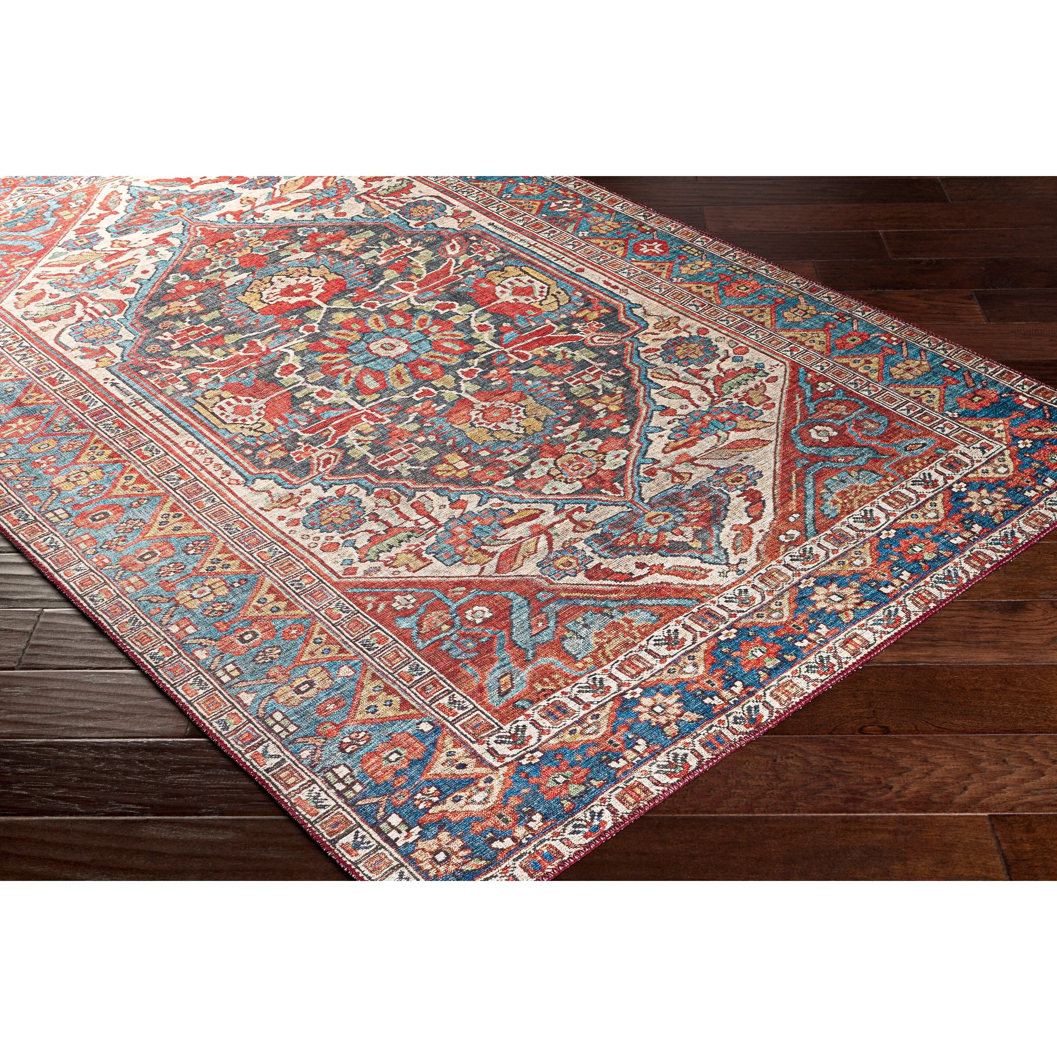 Livabliss Garritt Vintage Medallion Area Rug