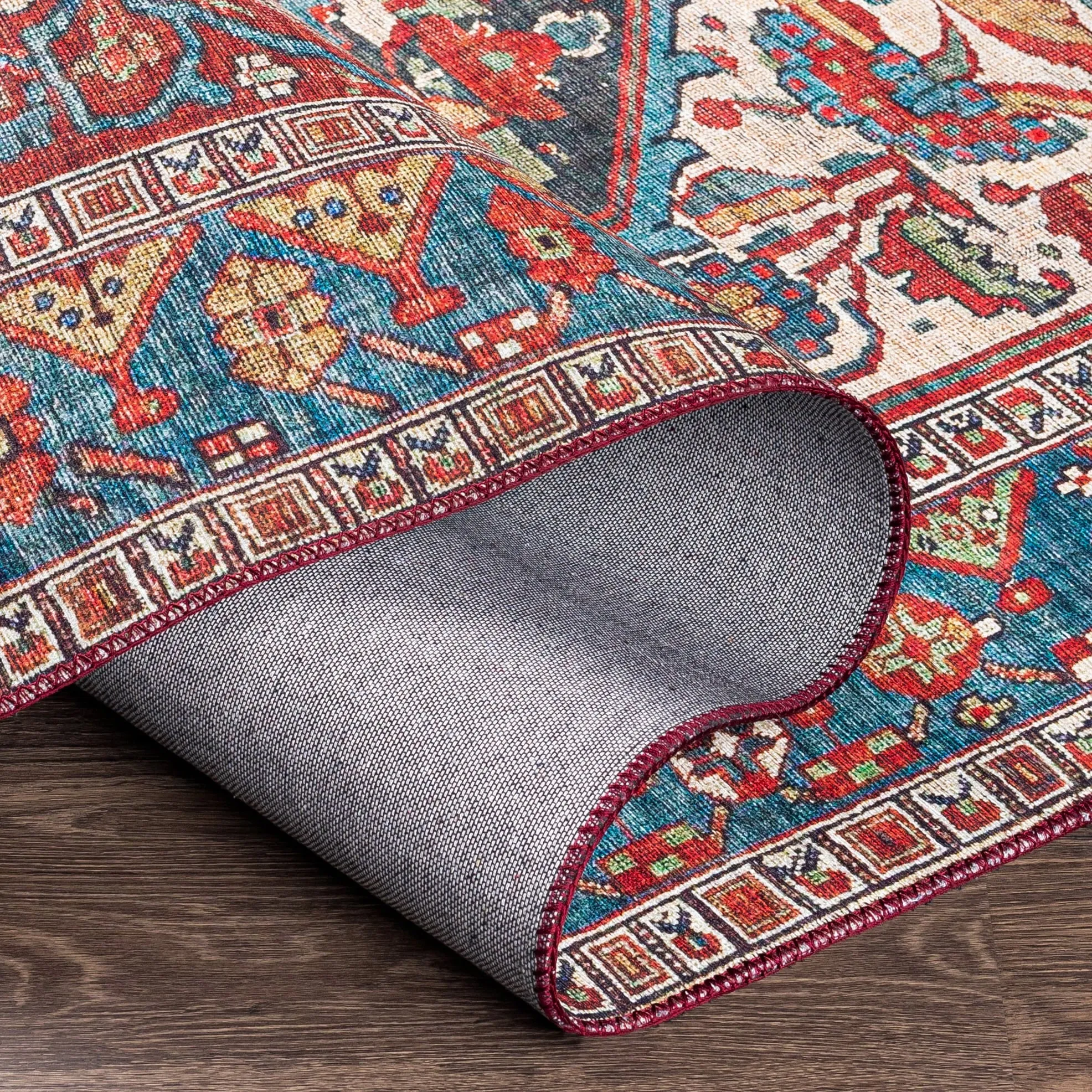 Livabliss Garritt Vintage Medallion Area Rug
