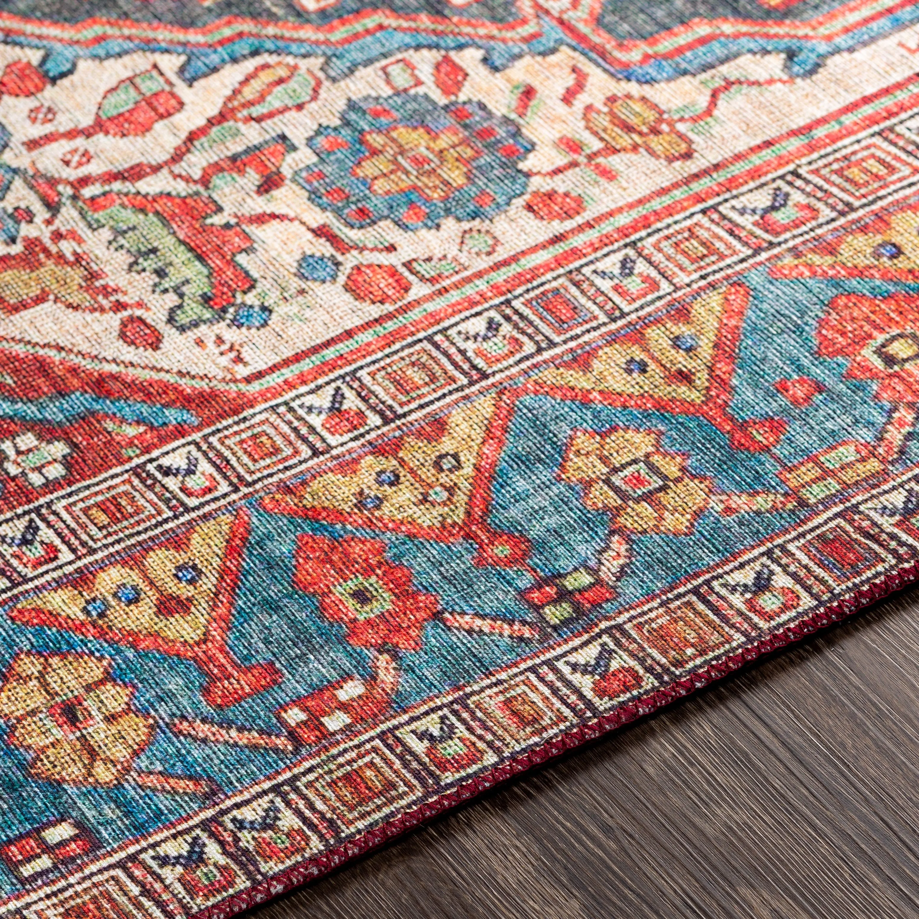 Livabliss Garritt Vintage Medallion Area Rug