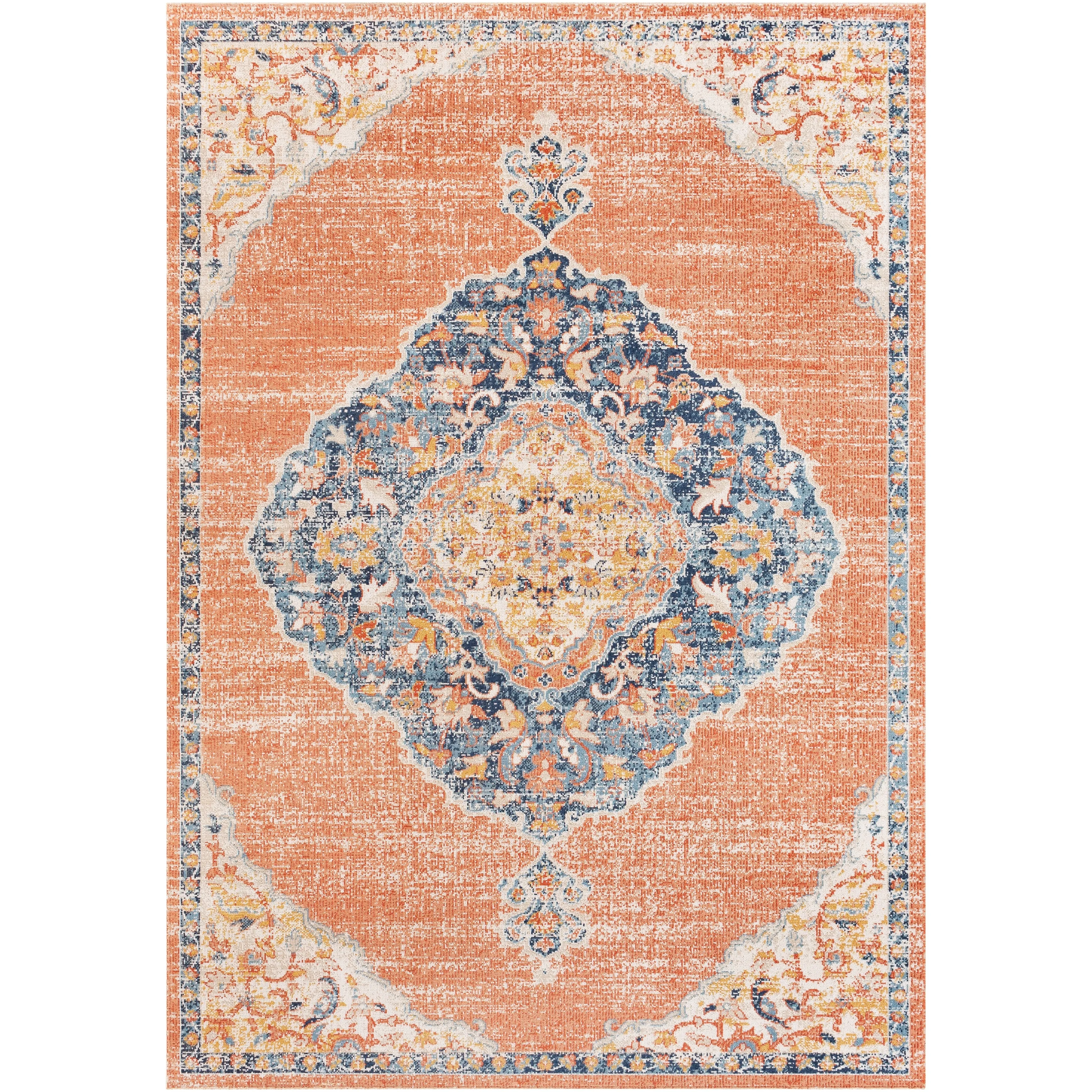 Livabliss Grania Indoor/ Outdoor Distressed Persian Area Rug