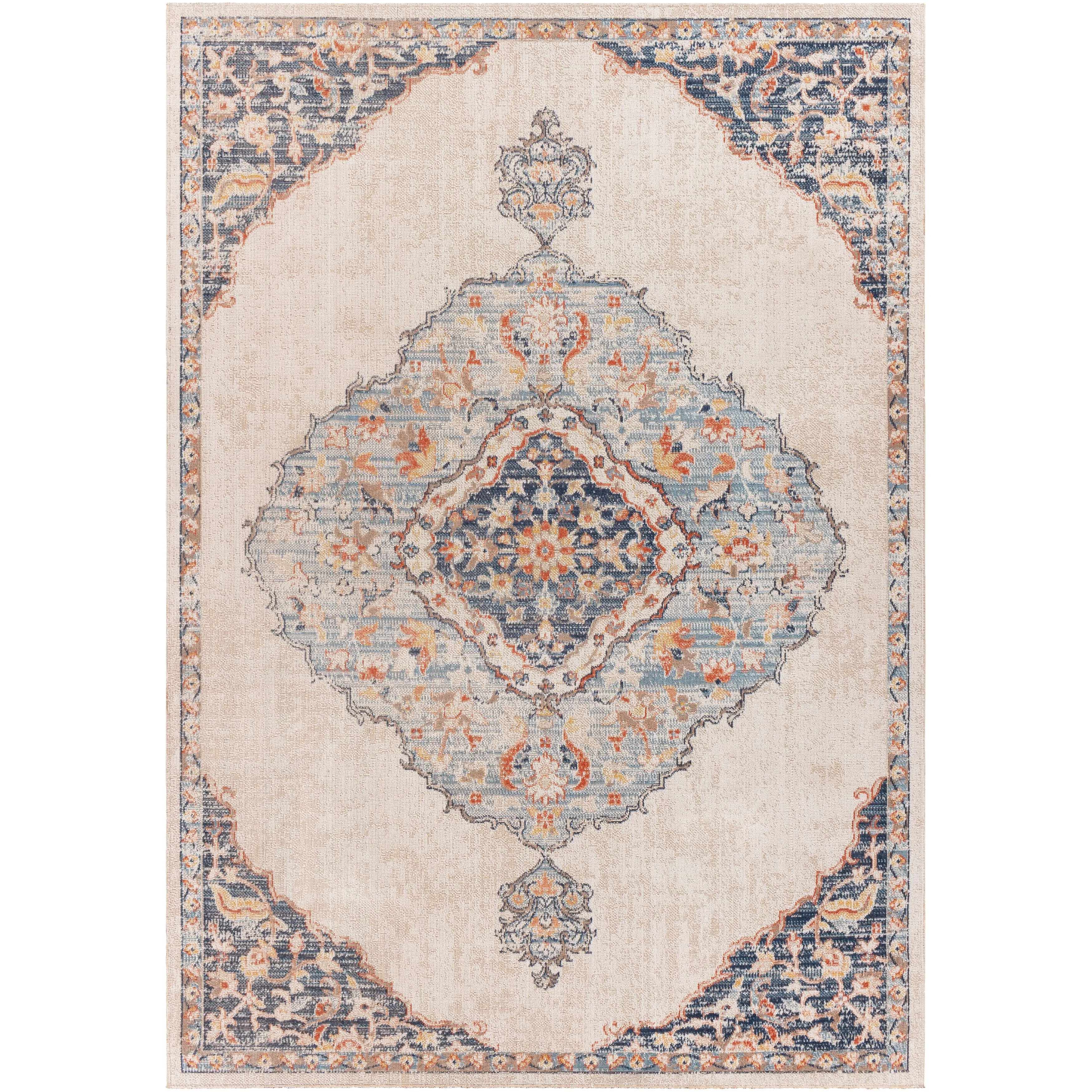 Livabliss Grania Indoor/ Outdoor Distressed Persian Area Rug