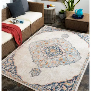 Livabliss Grania Indoor/ Outdoor Distressed Persian Area Rug