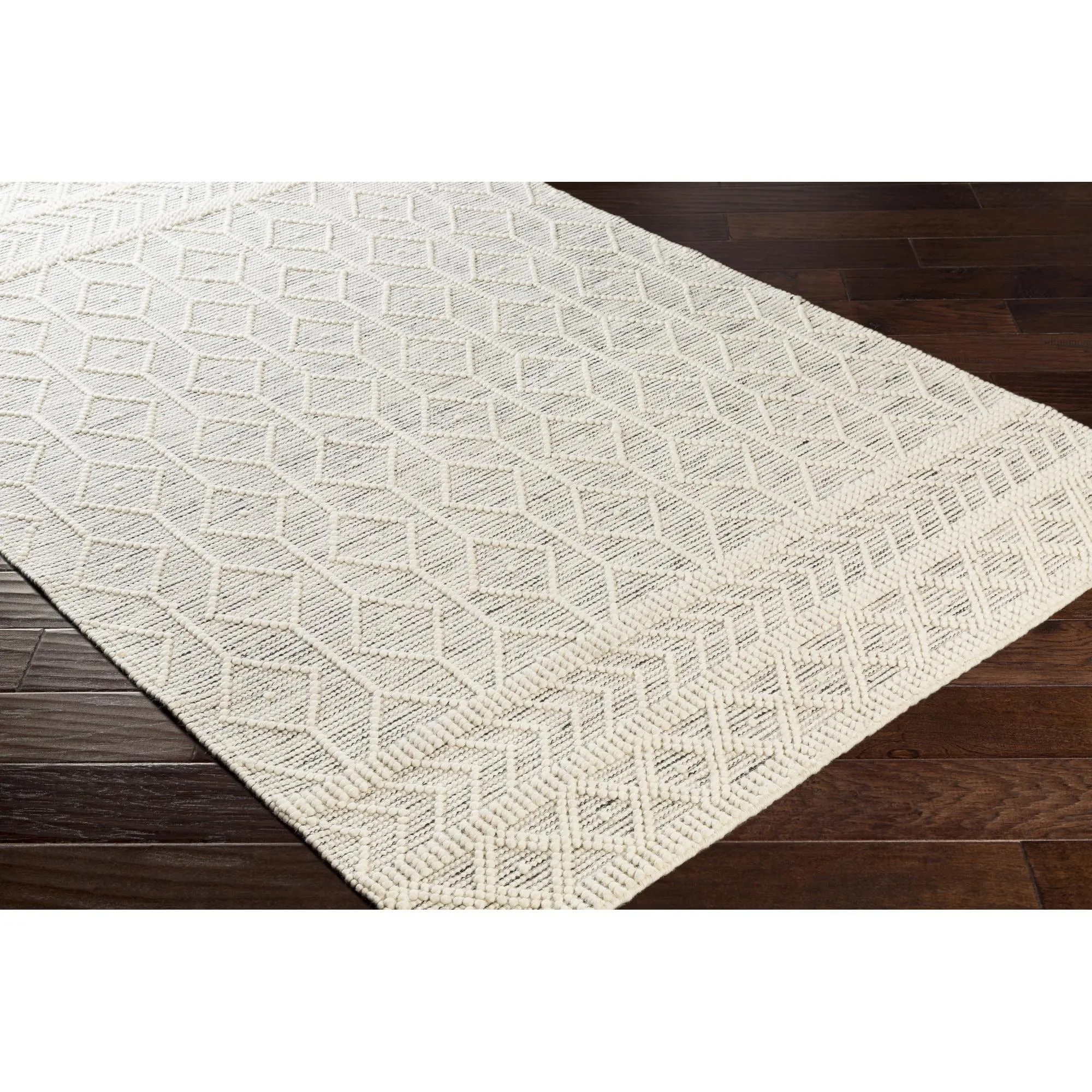 Livabliss Hygge Bohemian Diamond Hand Woven Area Rug