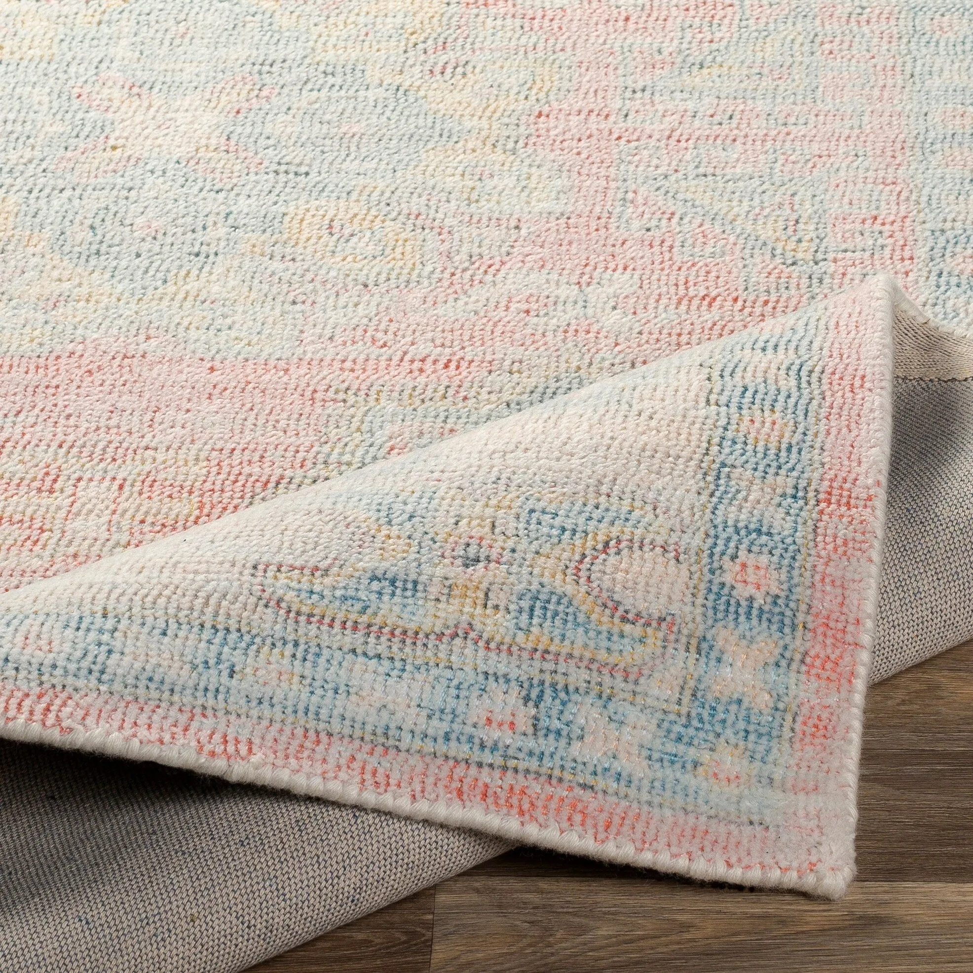 Livabliss Lainey Handmade Medallion Wool Area Rug