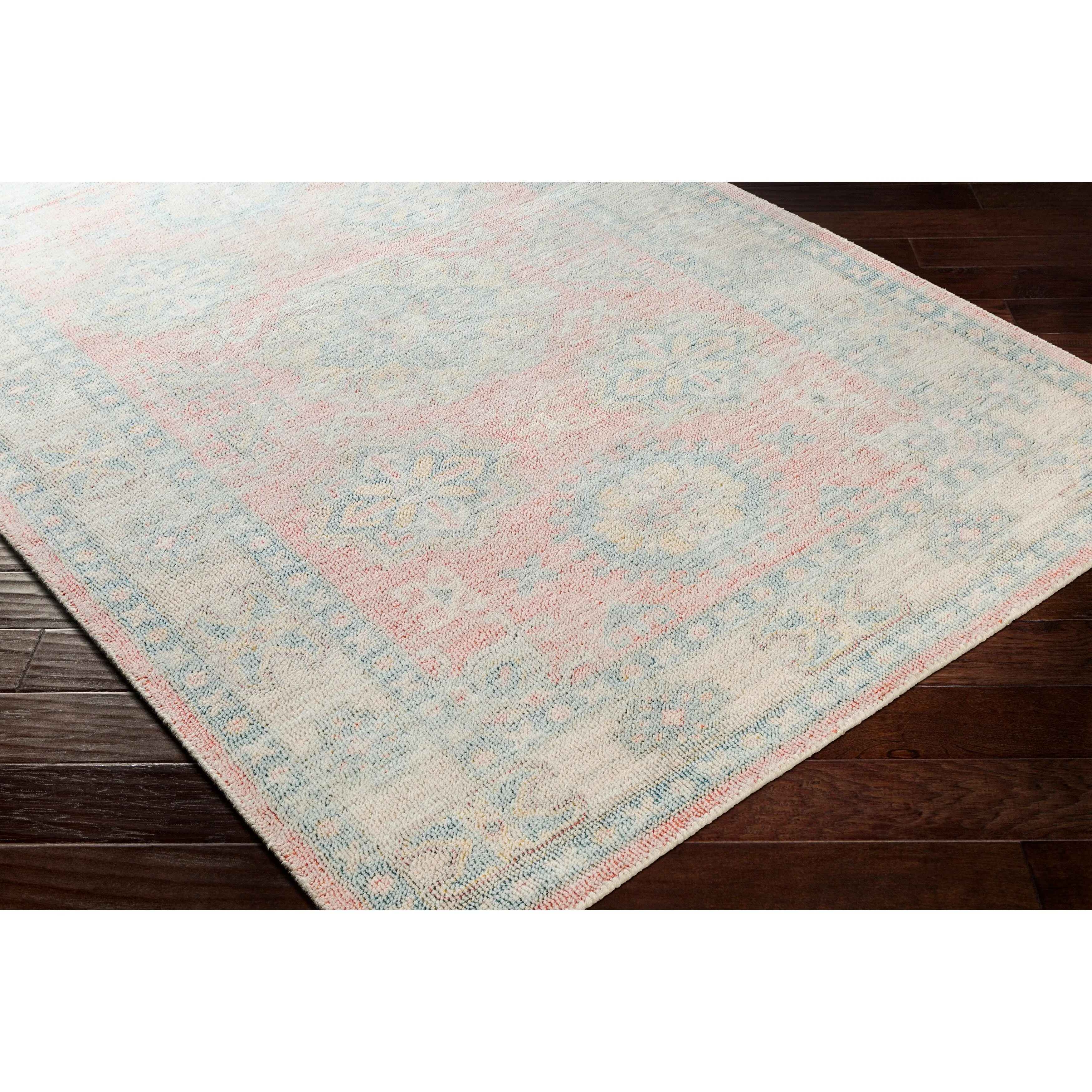 Livabliss Lainey Handmade Medallion Wool Area Rug