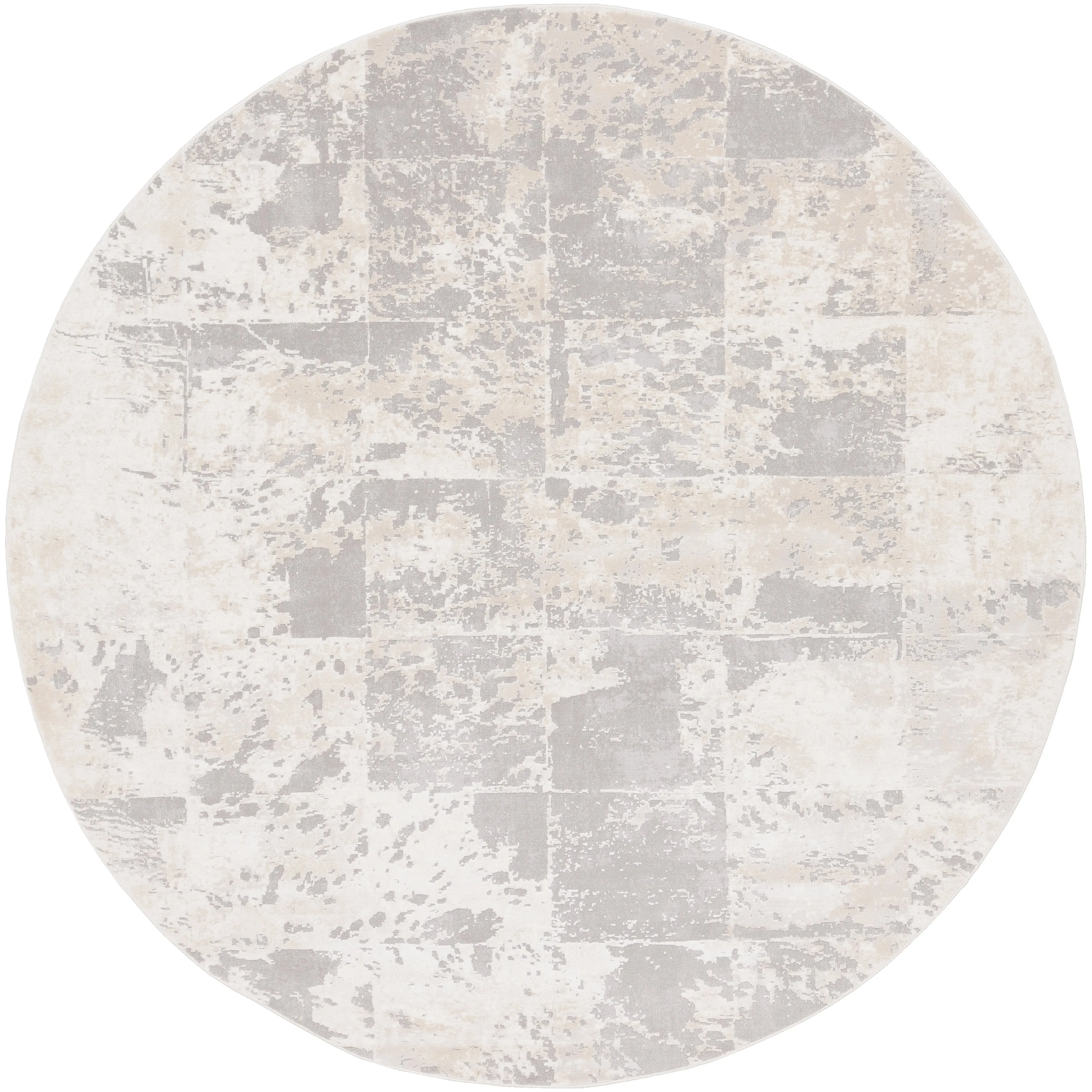 Livabliss Lhamo Contemporary Block Area Rug