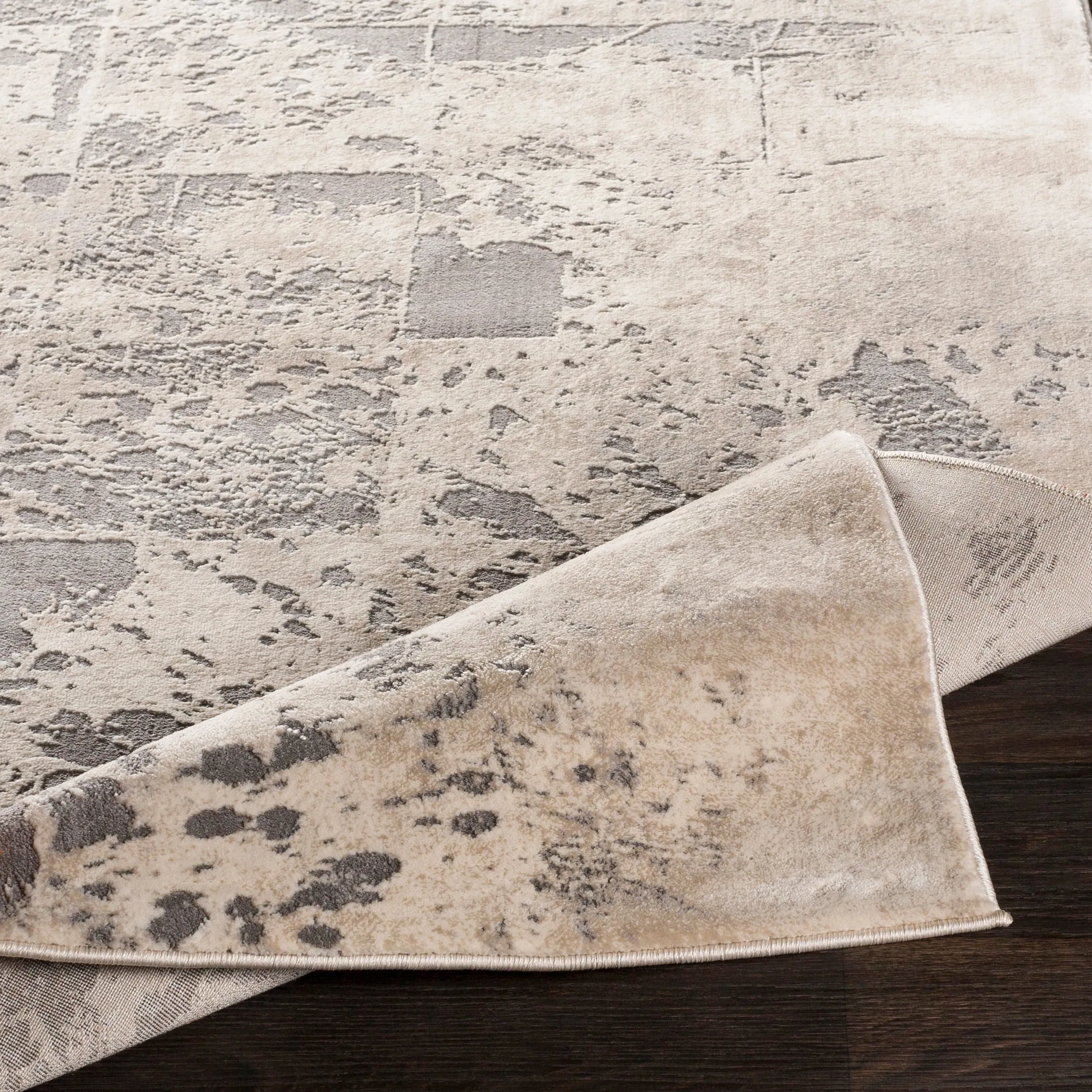 Livabliss Lhamo Contemporary Block Area Rug
