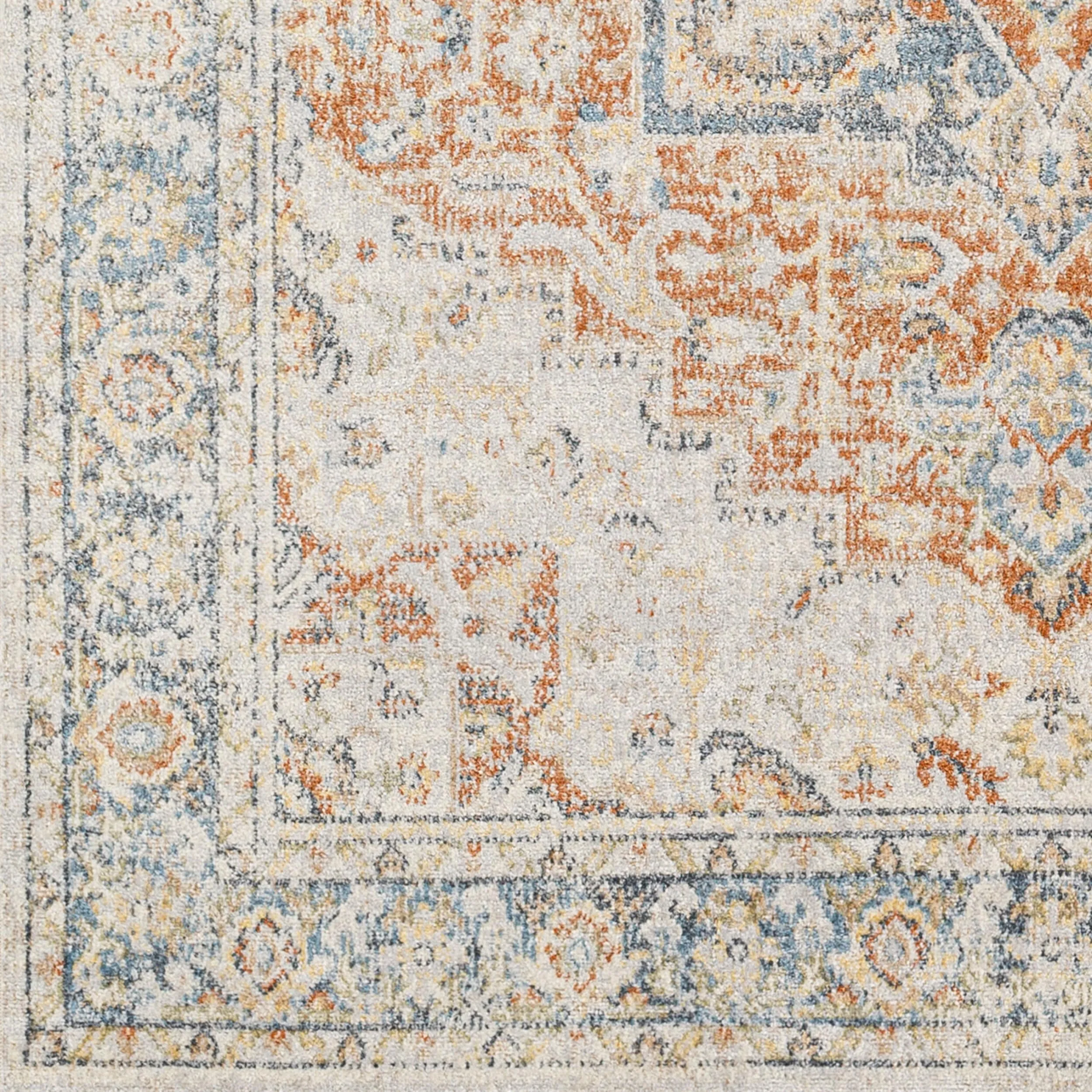 Livabliss Lillian Machine Washable Medallion Area Rug