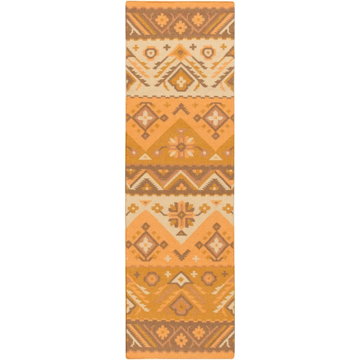 Livabliss Louise Handmade Southwestern Wool Flatweave Area Rug