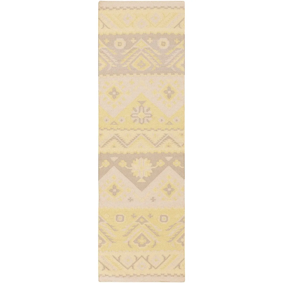 Livabliss Louise Handmade Southwestern Wool Flatweave Area Rug