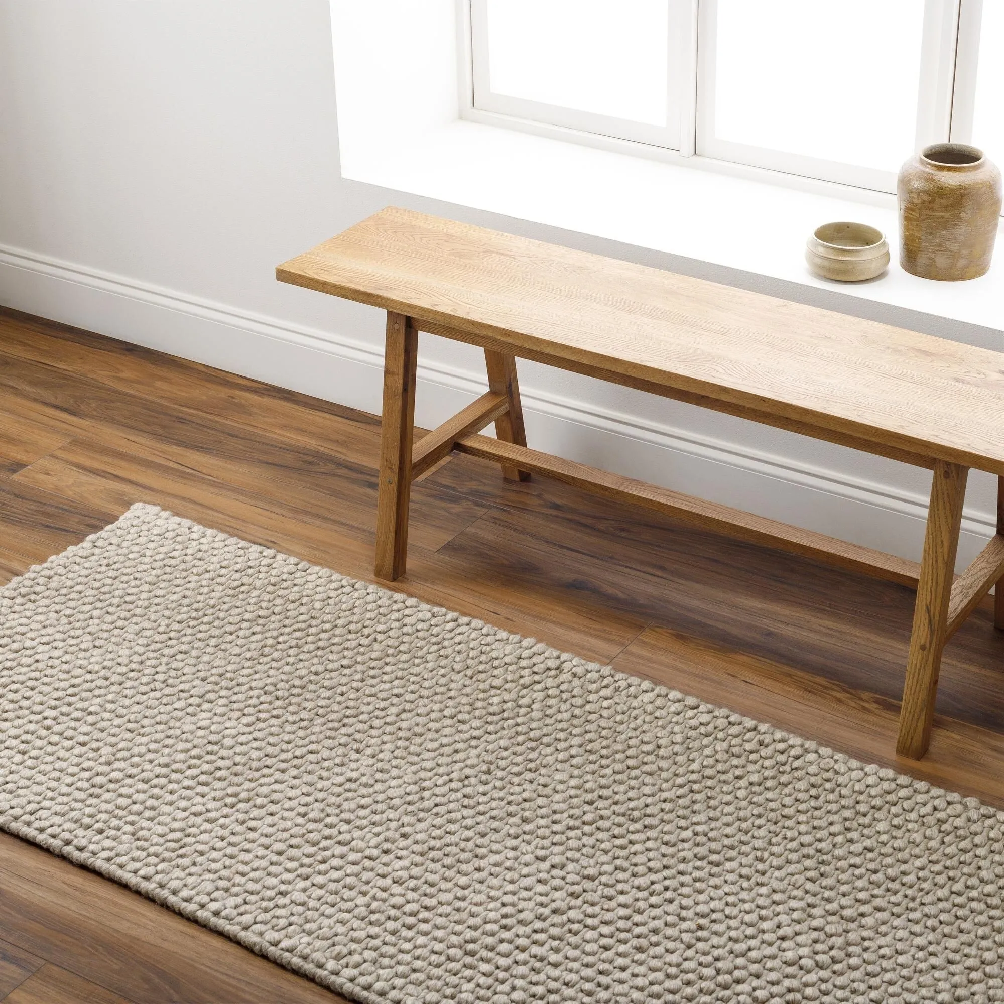 Livabliss Lucerne Scandinavian Geometric Hand Woven Area Rug