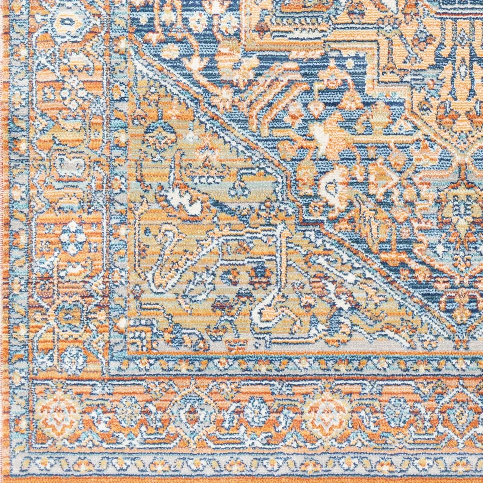 Livabliss Lupina Indoor/ Outdoor Traditional Medallion Area Rug