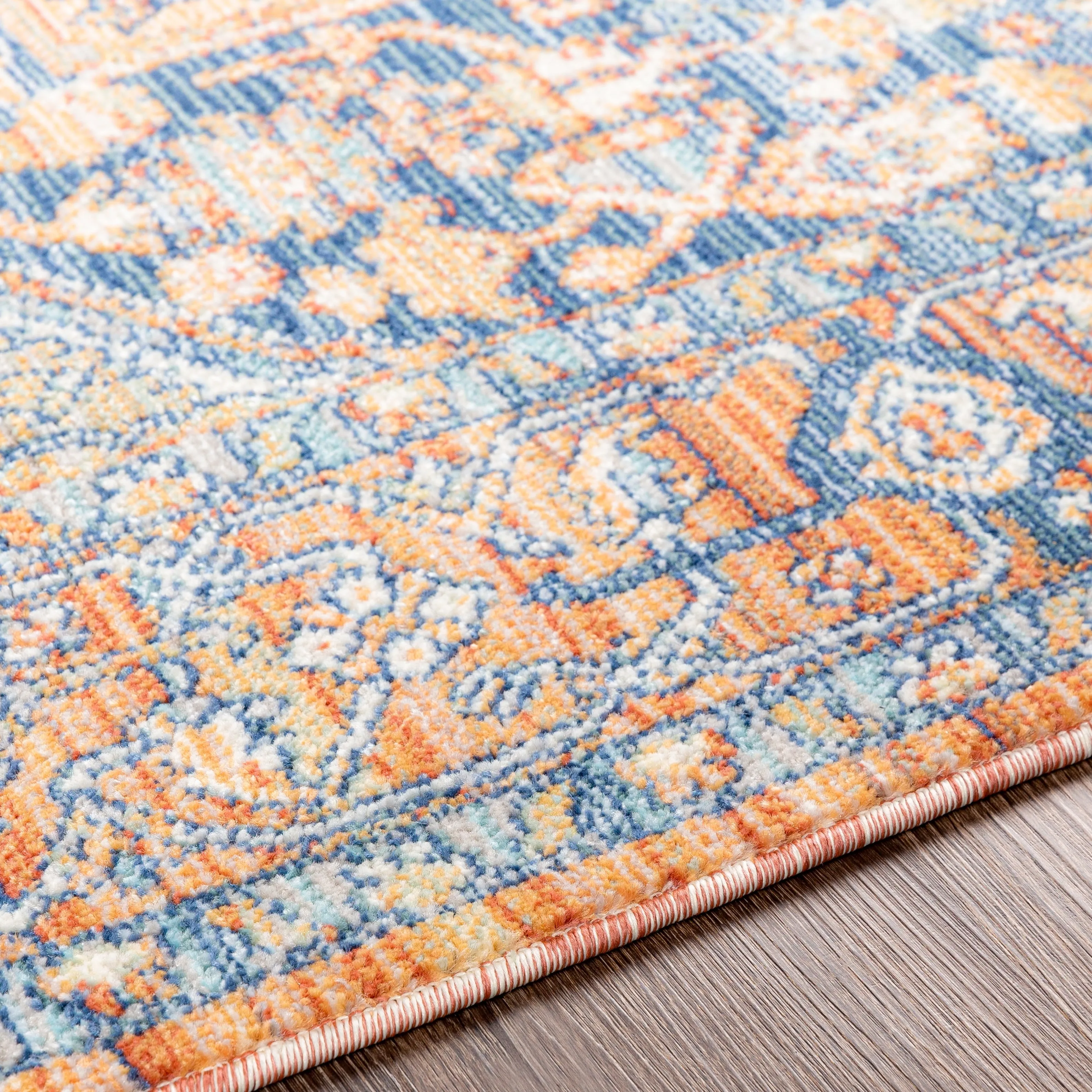 Livabliss Lupina Indoor/ Outdoor Traditional Medallion Area Rug