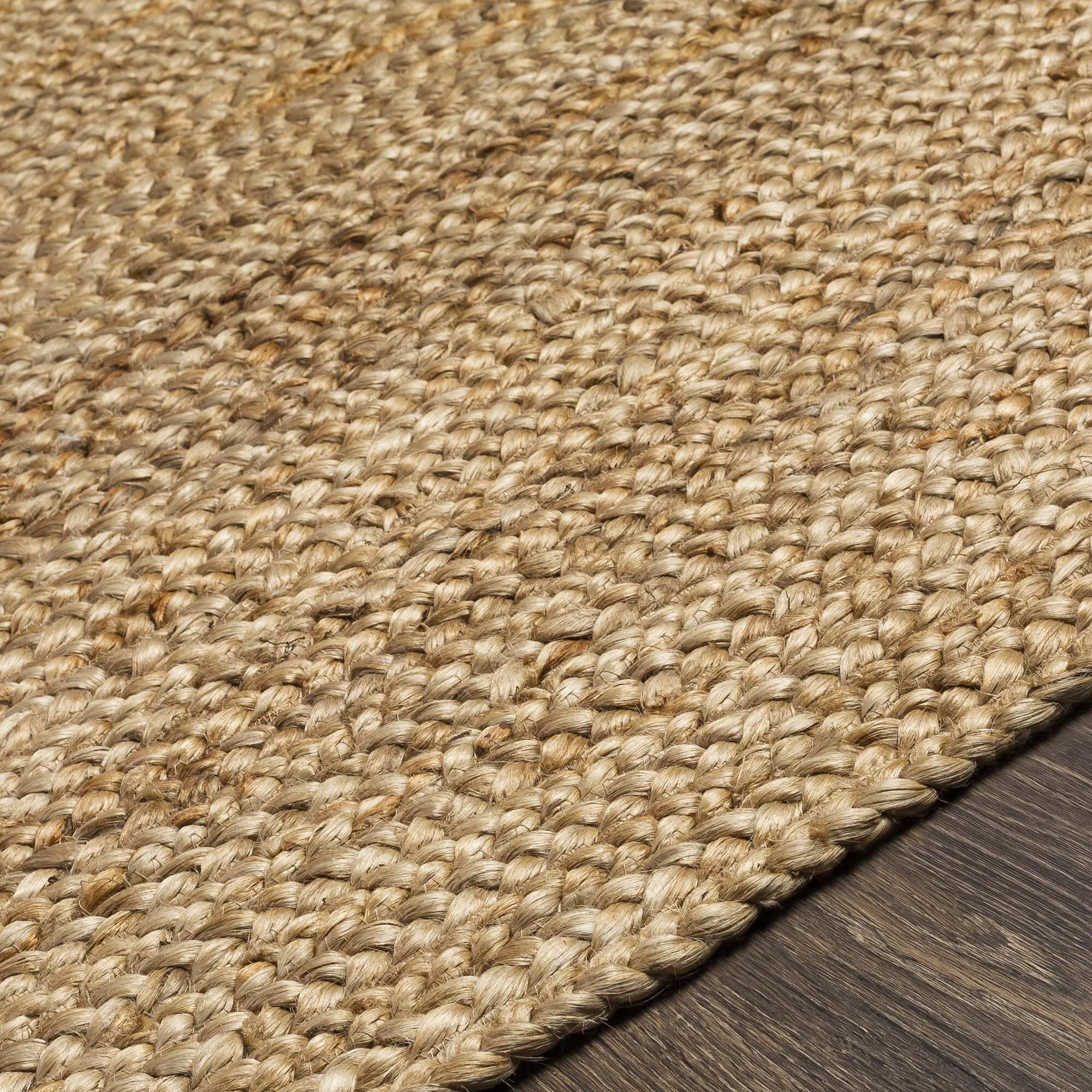 Livabliss Natural Braids Country Solid Area Rug