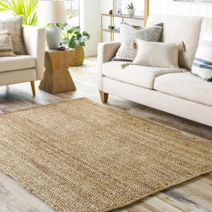 Livabliss Natural Braids Country Solid Area Rug