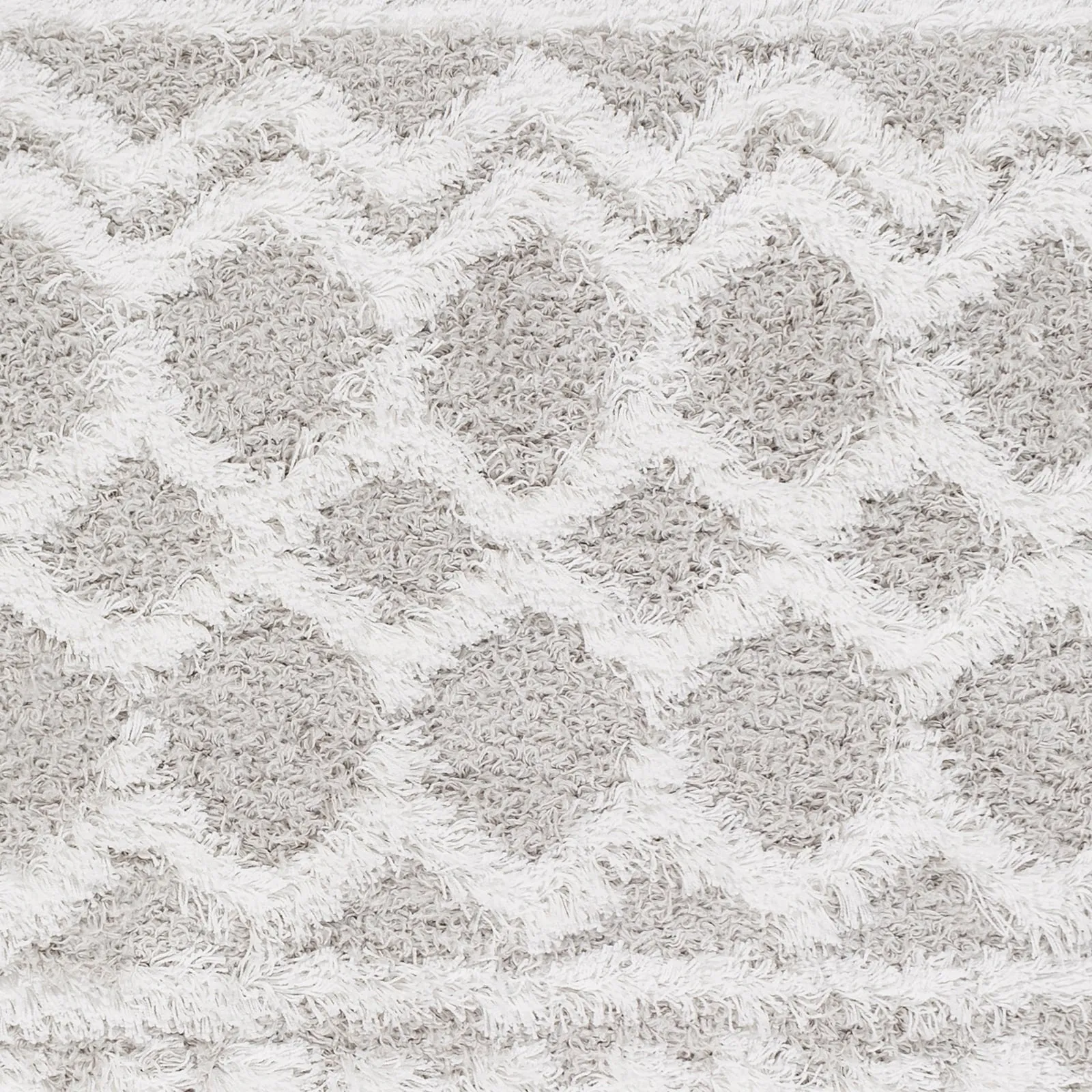 Livabliss Newton Geometric Moroccan Trellis Shag Area Rug