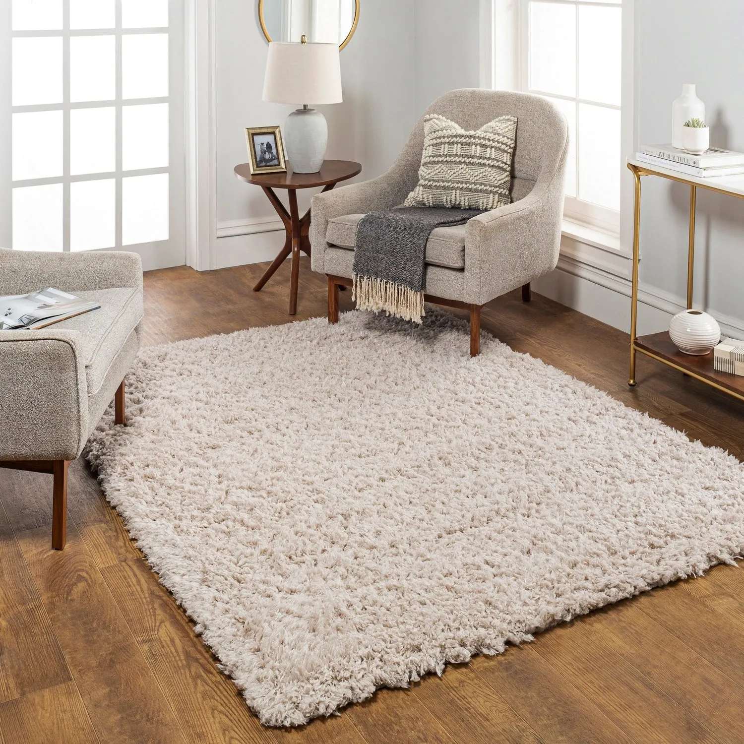 Livabliss Plush Casual Area Rug