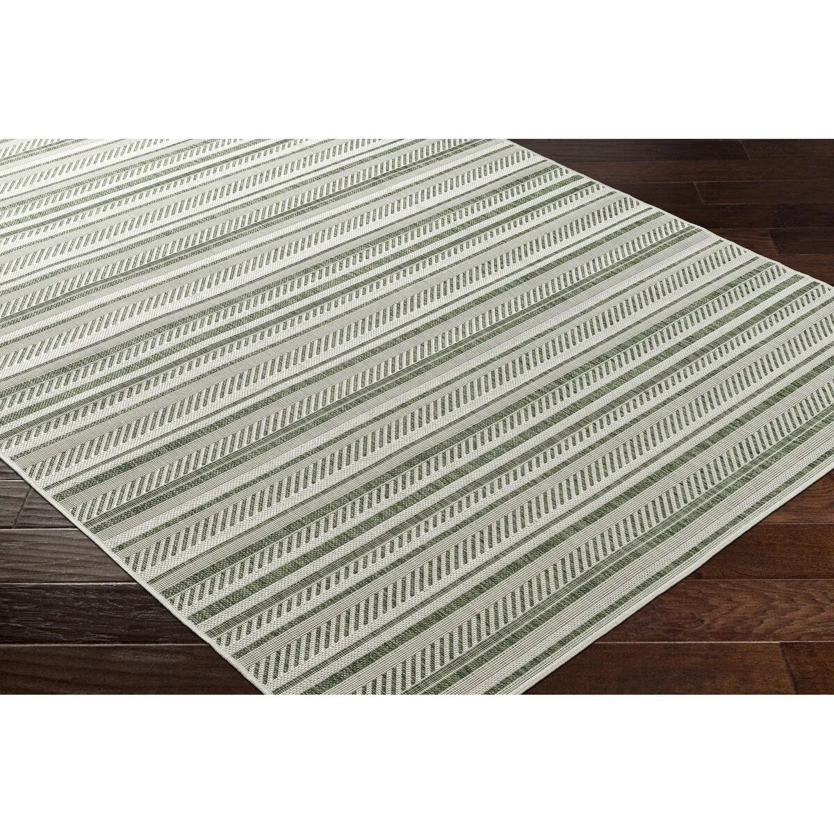Livabliss Rikard Indoor/ Outdoor Coastal Stripe Area Rug