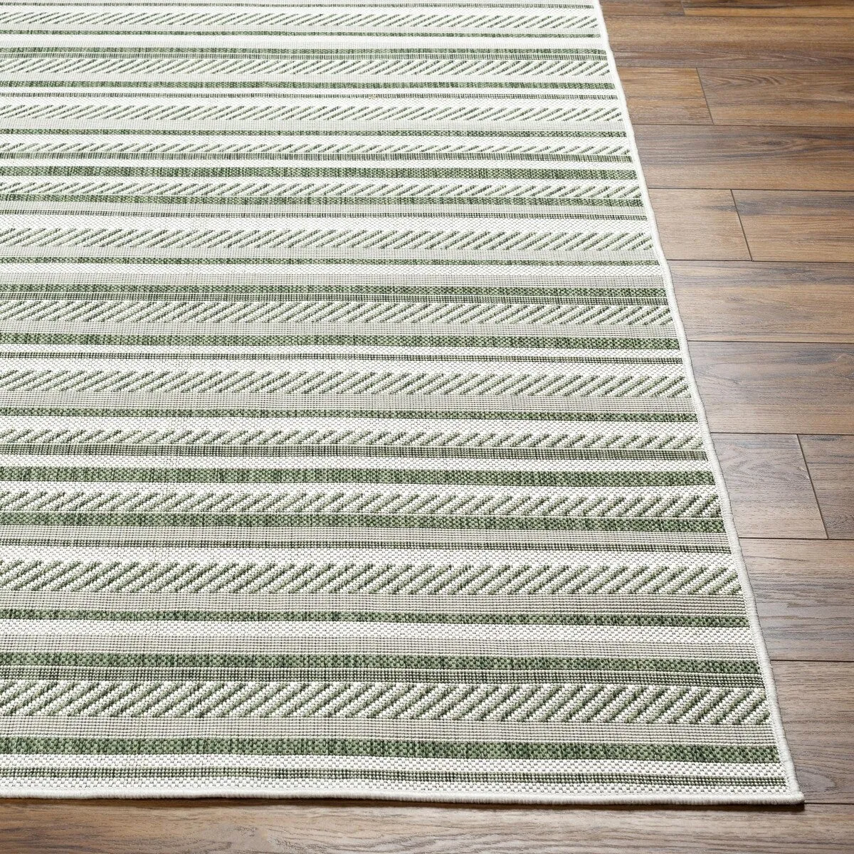 Livabliss Rikard Indoor/ Outdoor Coastal Stripe Area Rug