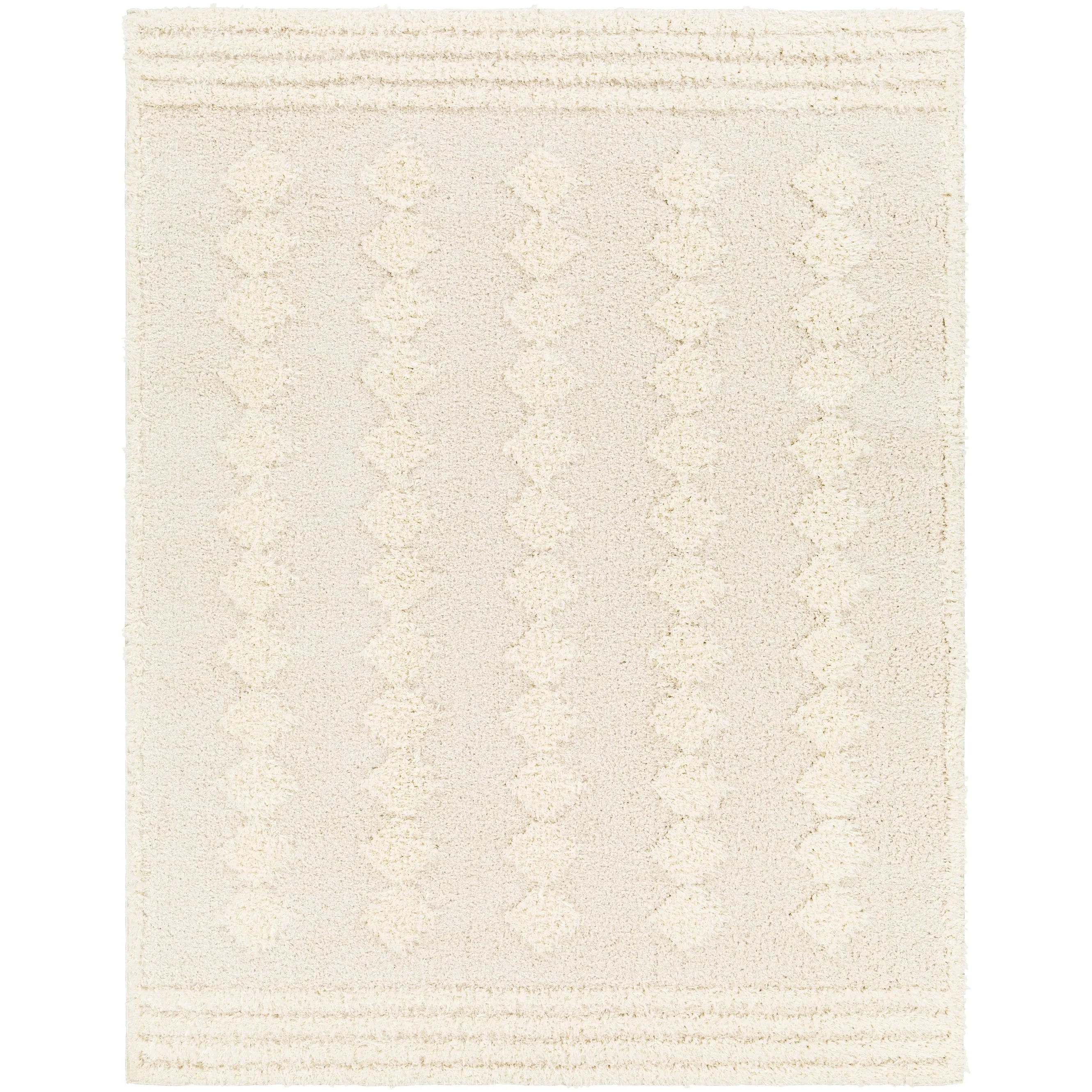 Livabliss Rodos Modern Diamond Plush Area Rug