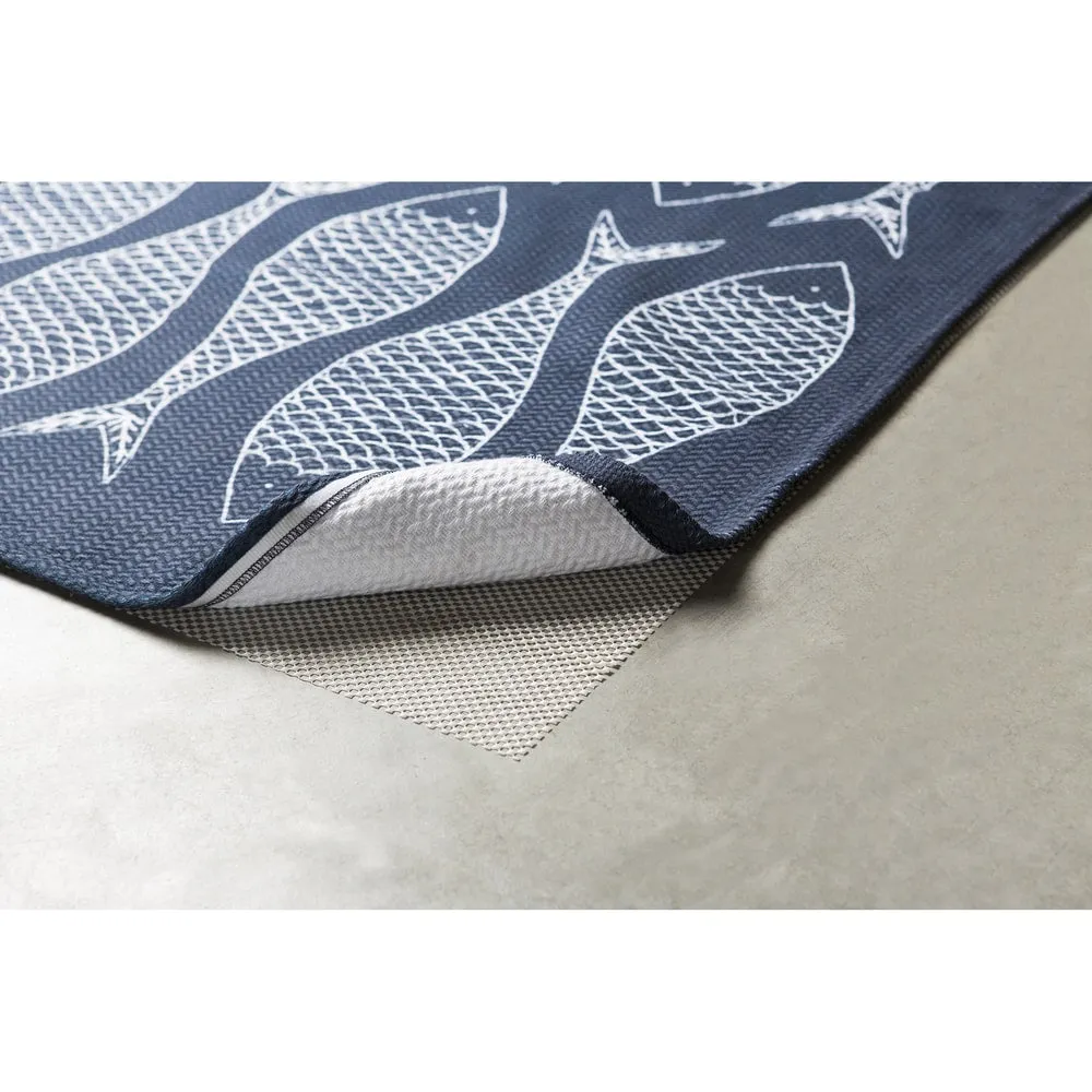 Livabliss Supreme Outdoor Lock Grip Reversible Hard Surface Non-slip Rug Pad - White