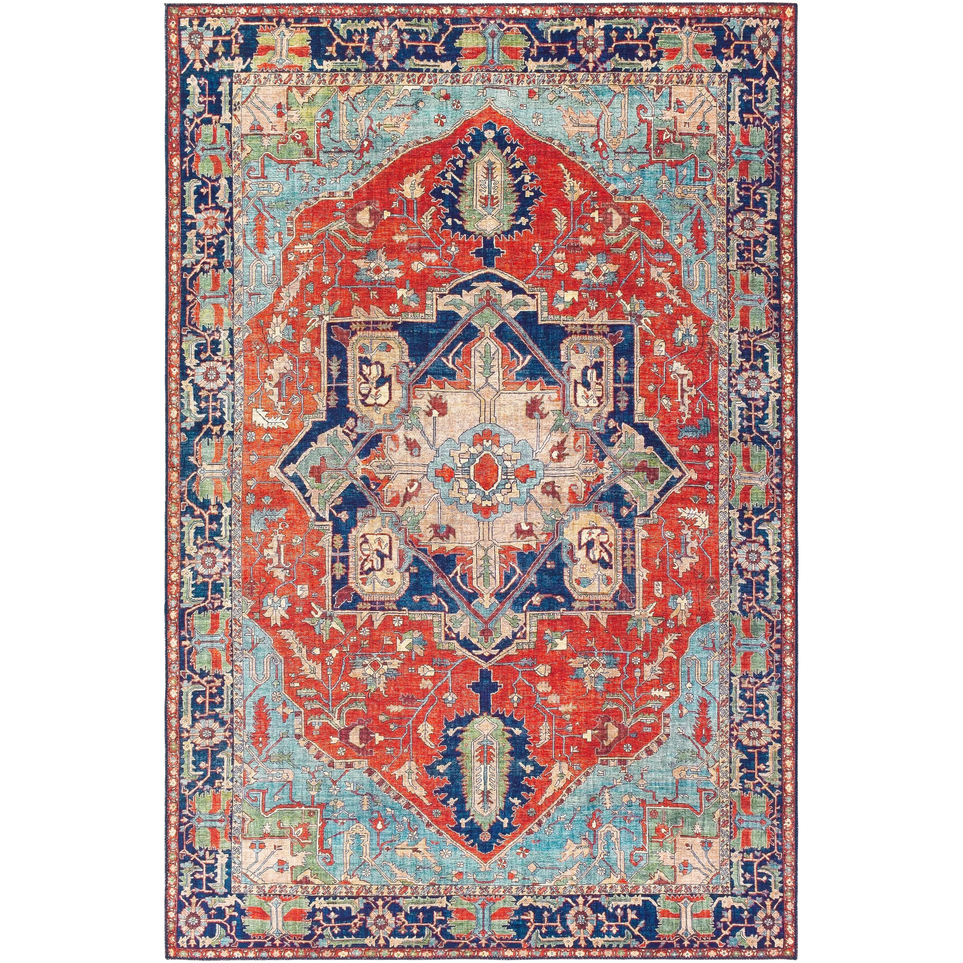 Livabliss Tiersen Vintage Persian Medallion Area Rug