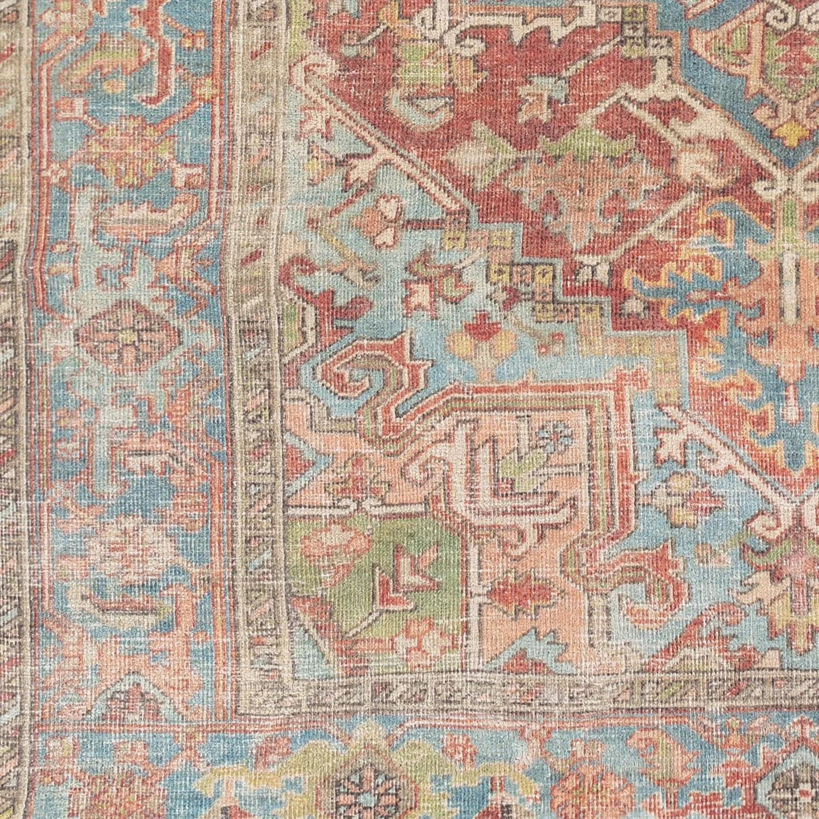 Livabliss Tunkana Handmade Printed Medallion Area Rug