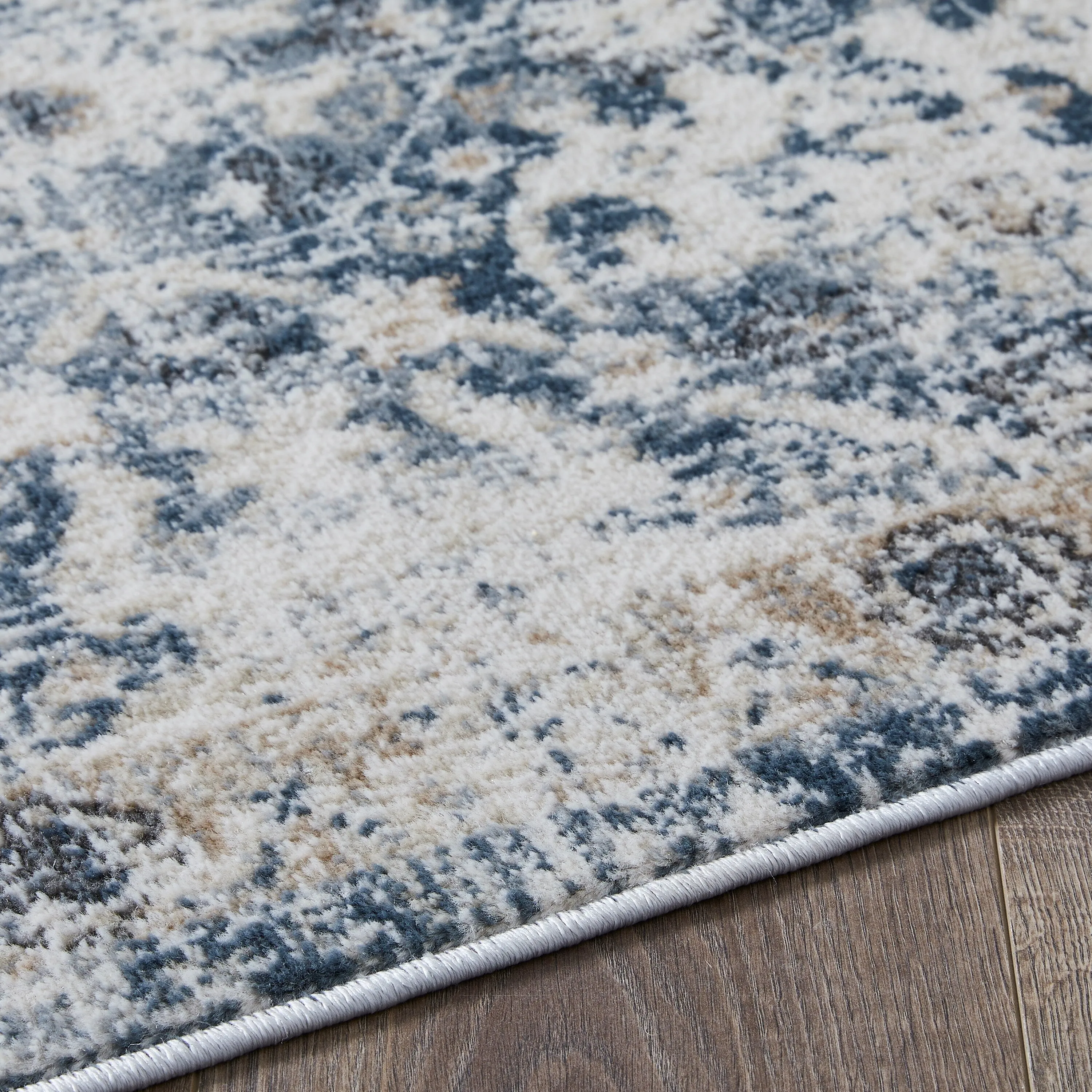 Loomaknoti Kehleigh Azbailie Blue Area Rug