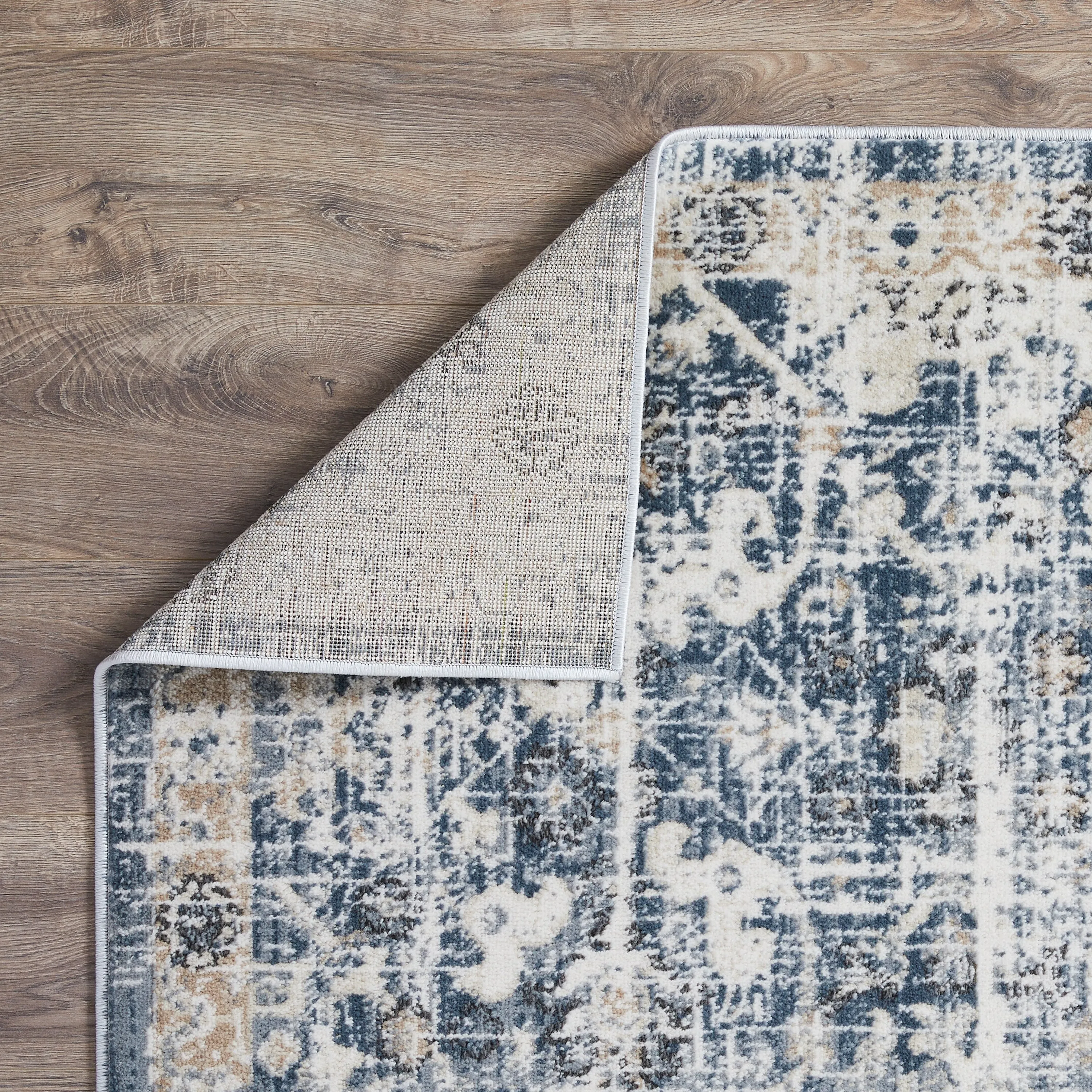 Loomaknoti Kehleigh Azbailie Blue Area Rug
