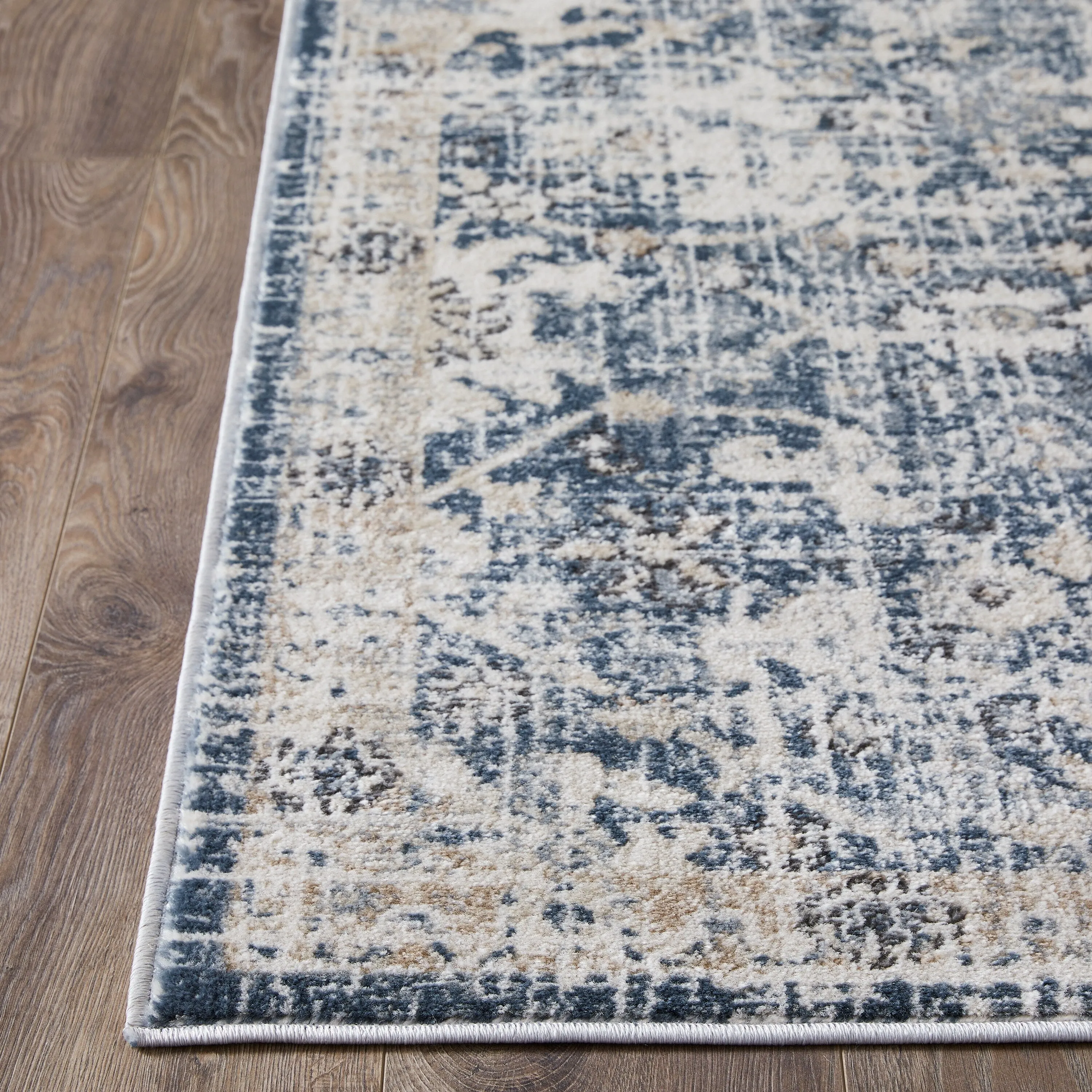 Loomaknoti Kehleigh Azbailie Blue Area Rug