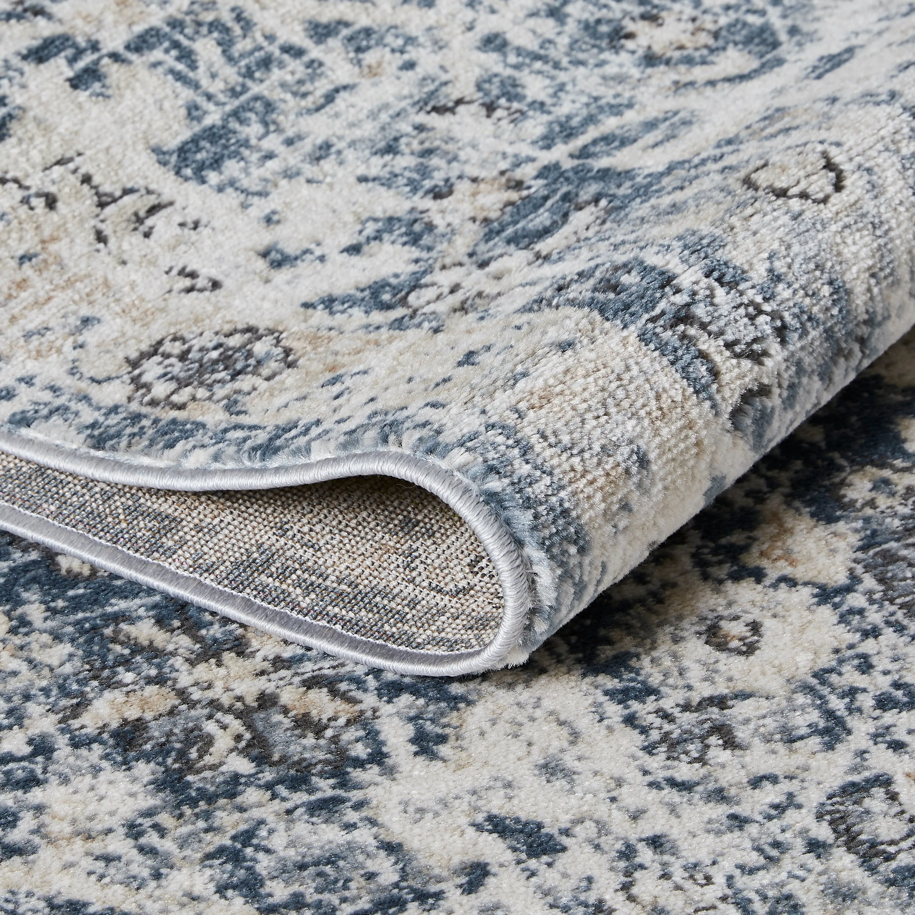 Loomaknoti Kehleigh Azbailie Blue Area Rug