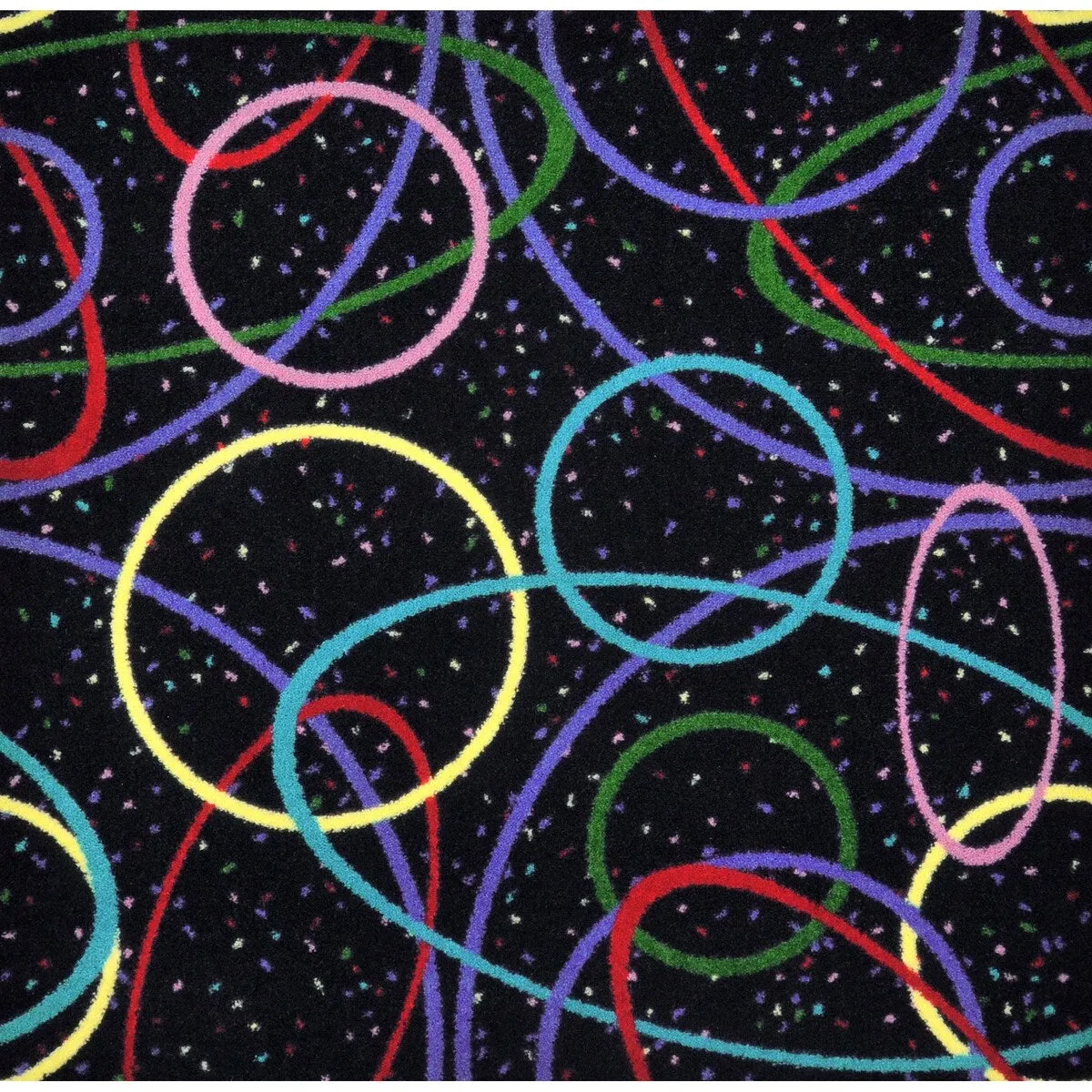 Looped Fluorescent Nylon Area Rug