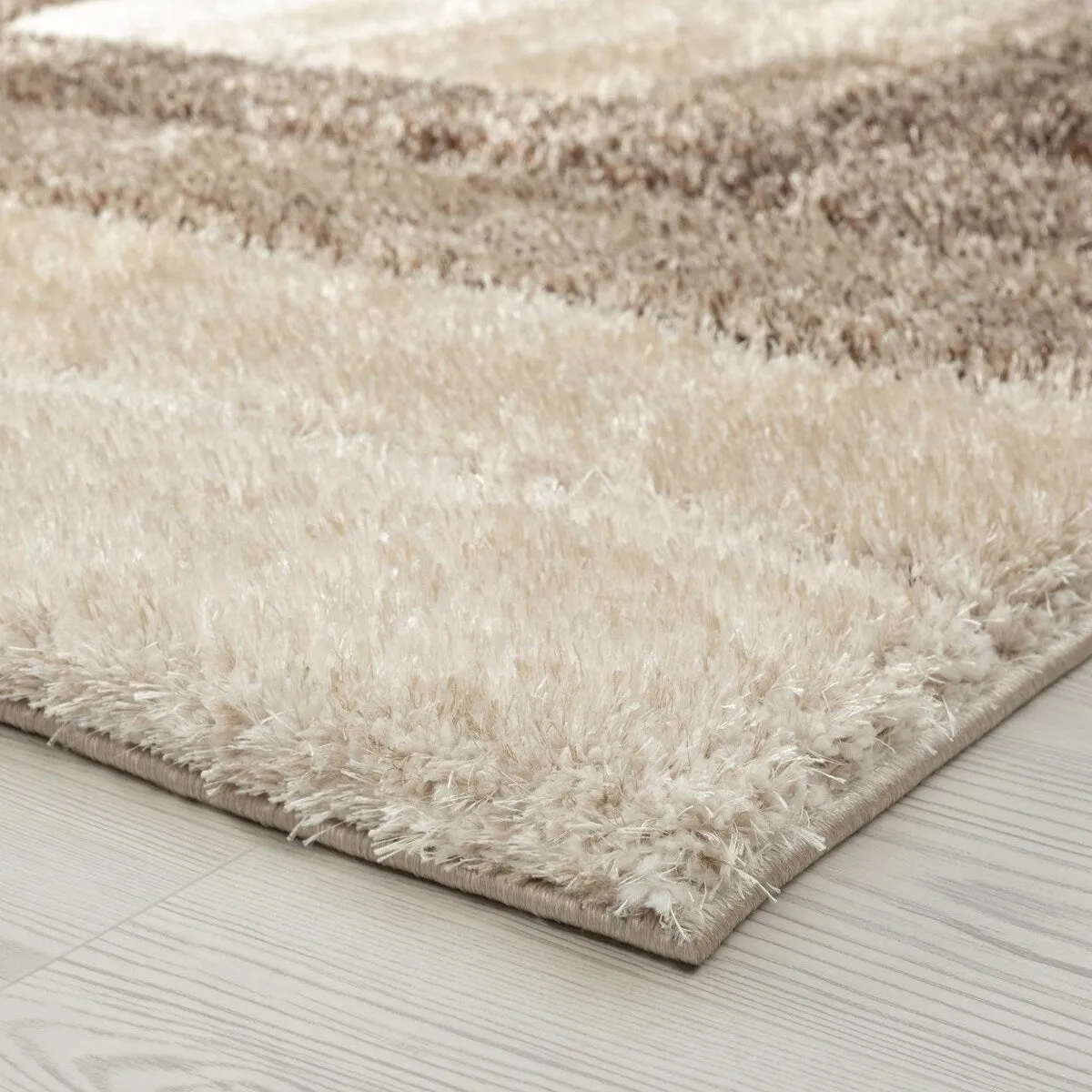 Luxe Weavers Shag Geometric Plush Area Rug. Indoor Carpet