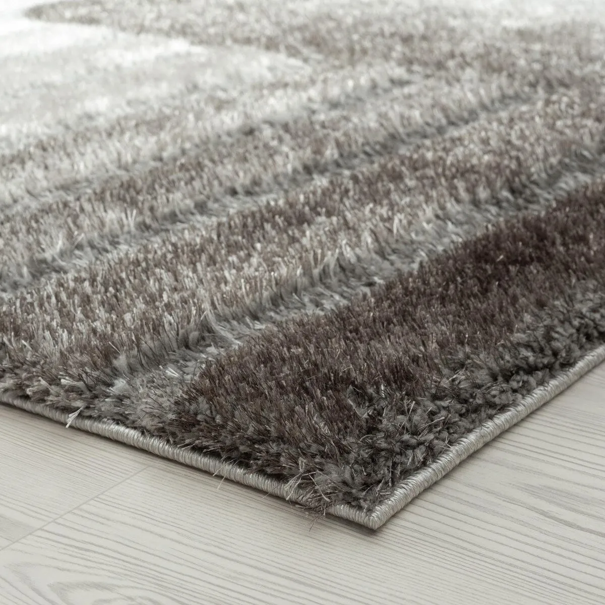 Luxe Weavers Shag Geometric Plush Area Rug. Indoor Carpet