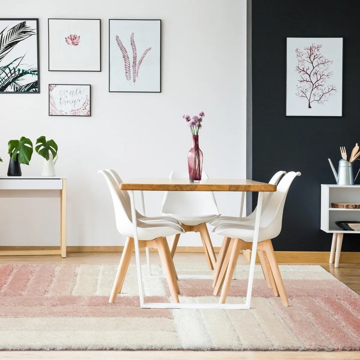 Luxe Weavers Shag Geometric Plush Area Rug. Indoor Carpet