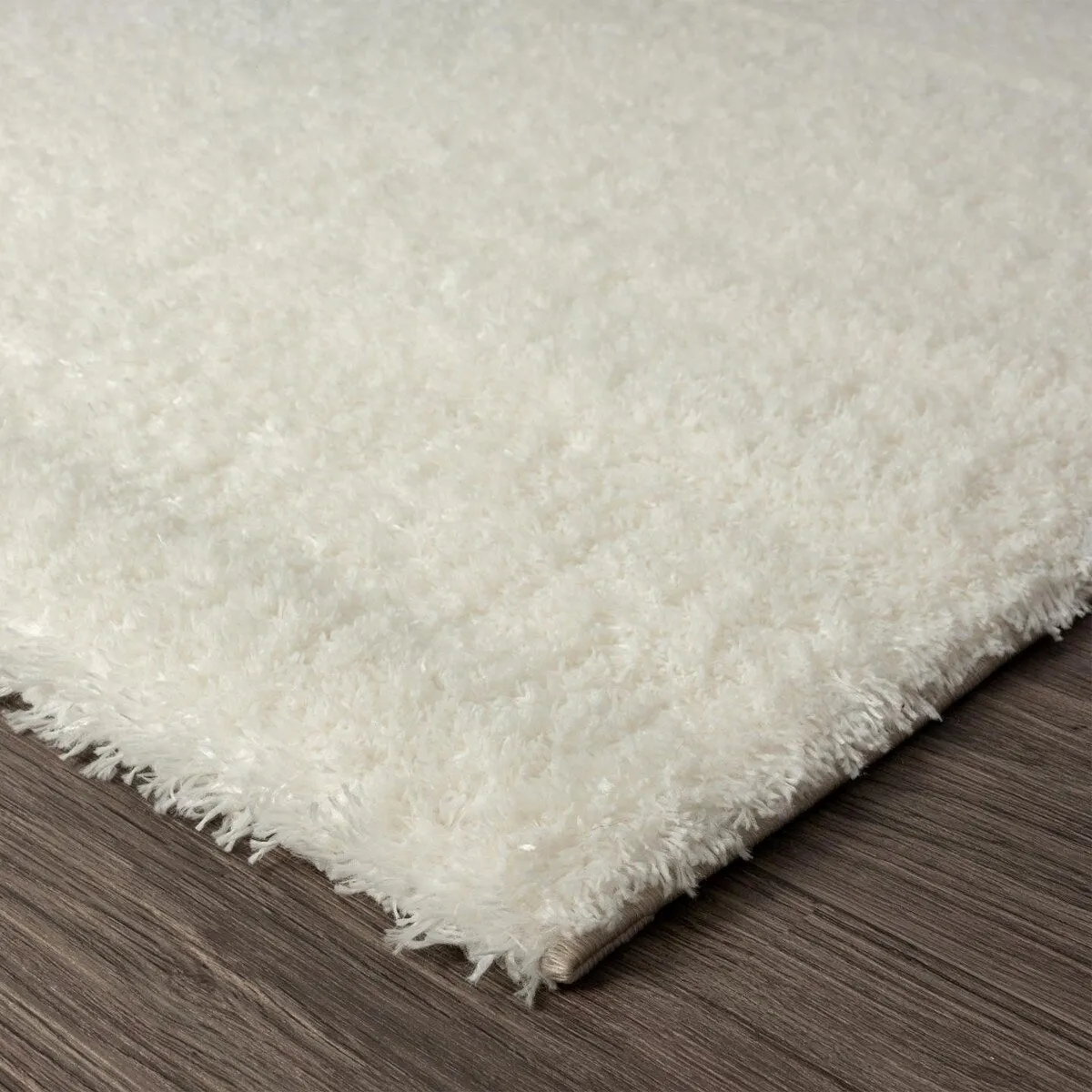 Luxe Weavers Solid Plush Shag Area Rug