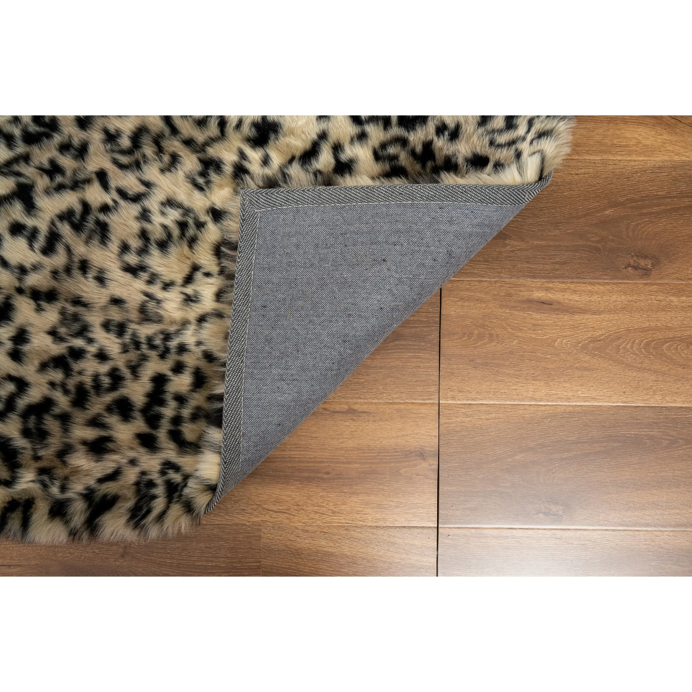 Luxury Collection Abstract Leopard 5x7 Area Rug