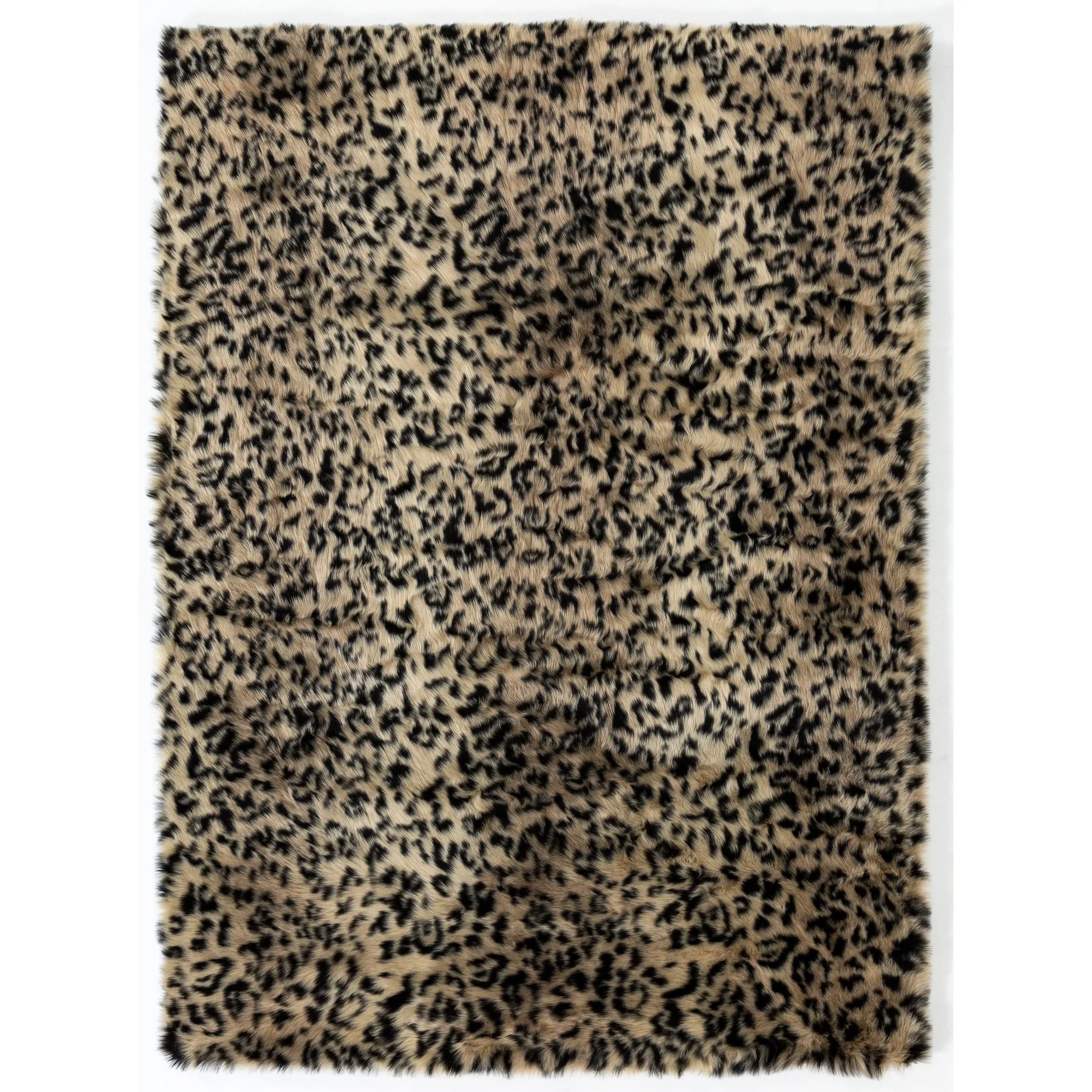 Luxury Collection Abstract Leopard 5x7 Area Rug