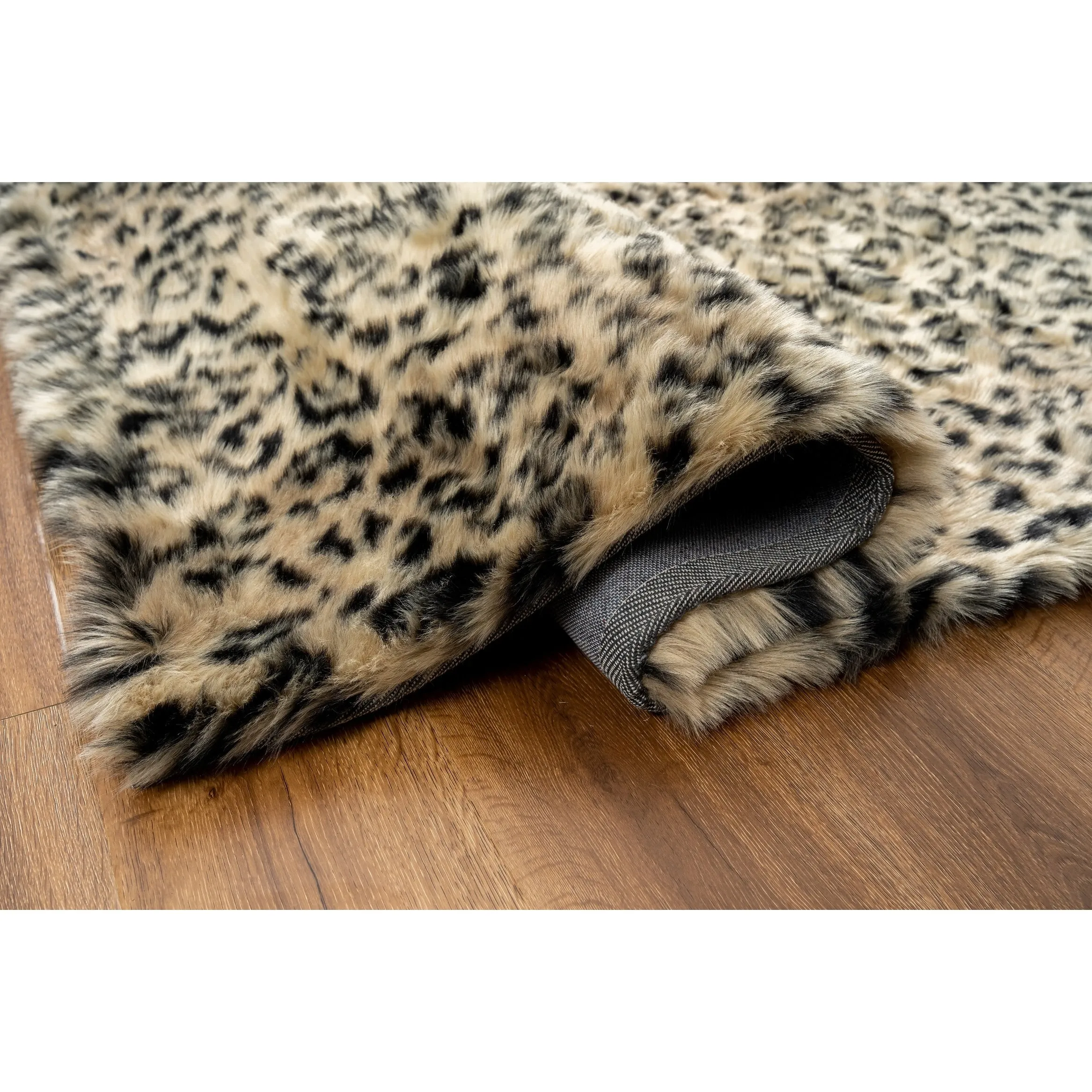 Luxury Collection Abstract Leopard 5x7 Area Rug