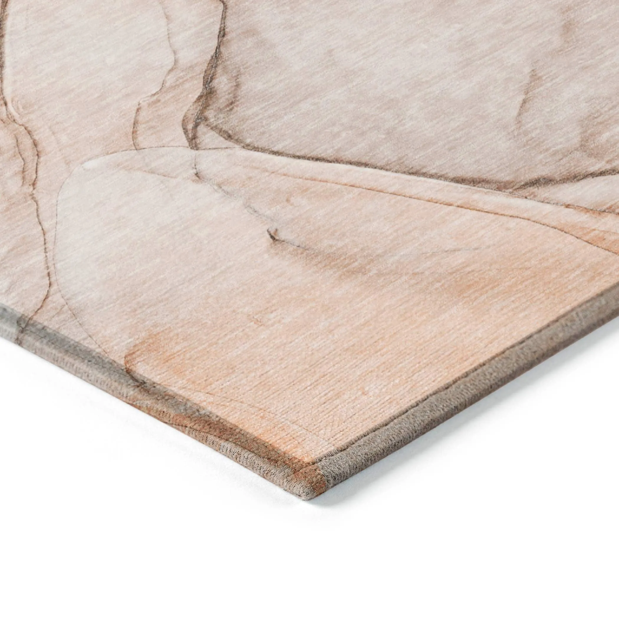 Machine Washable Indoor/ Outdoor Abstract Chantille Rug